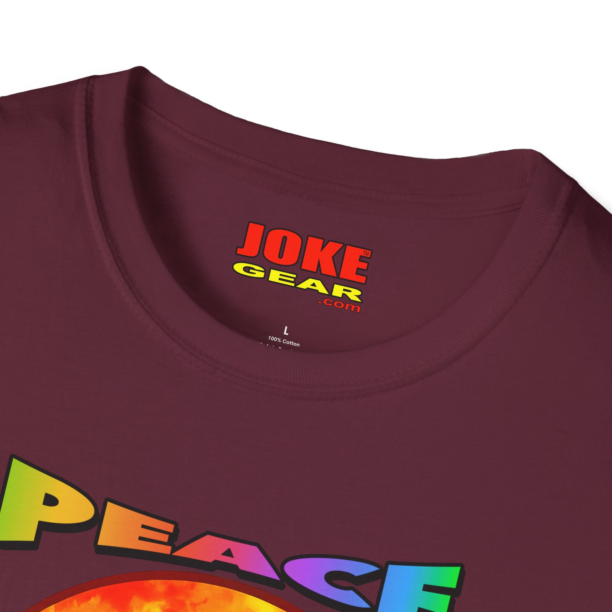 Peace T-Shirt — "Peace" Hippie Graphic Tee