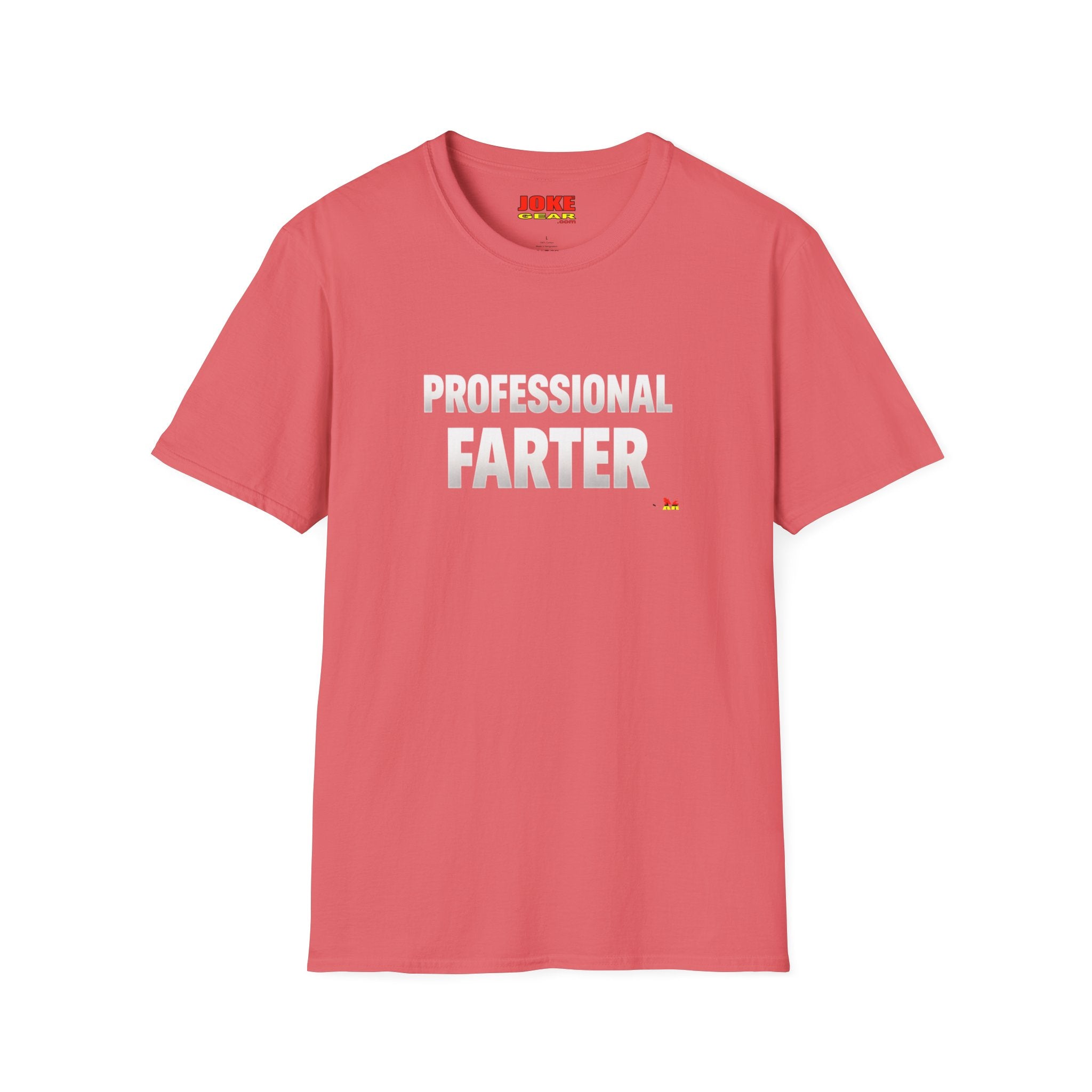 Professional Farter T-Shirt — Subtle White Text Tee for Fans & Gift