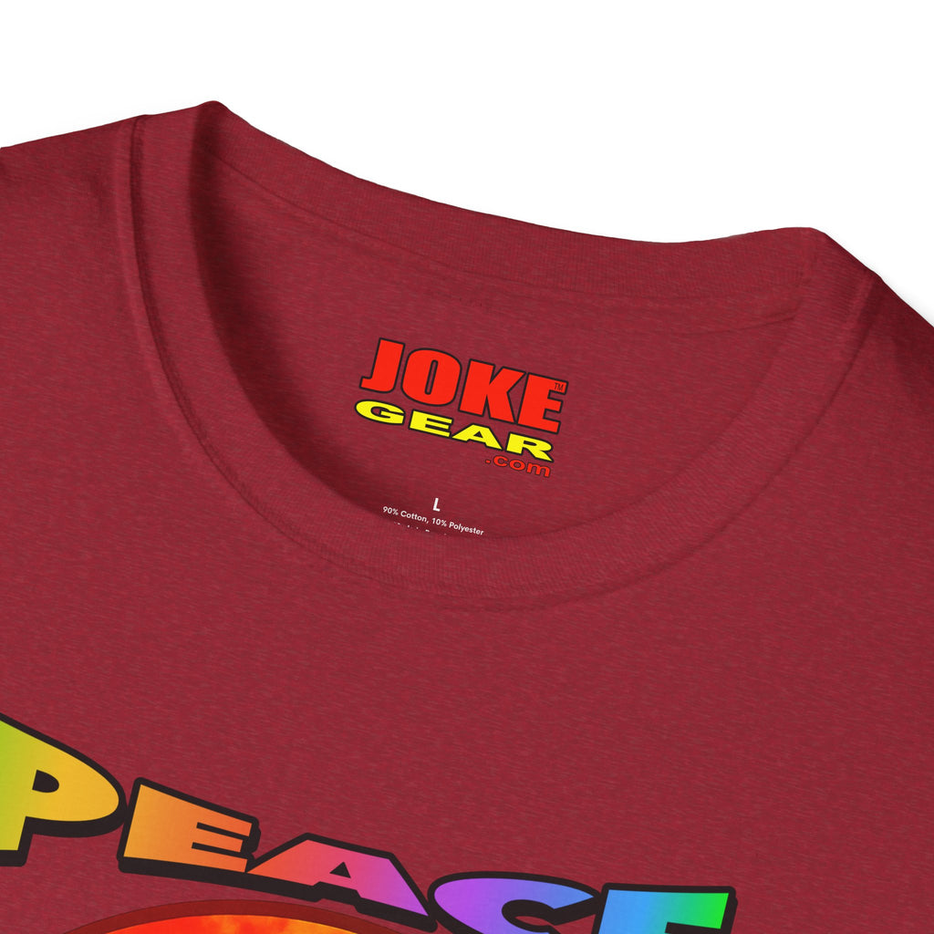 Peace NOT War T-Shirt — Tie-Dye Peace Symbol Retro Graphic Tee