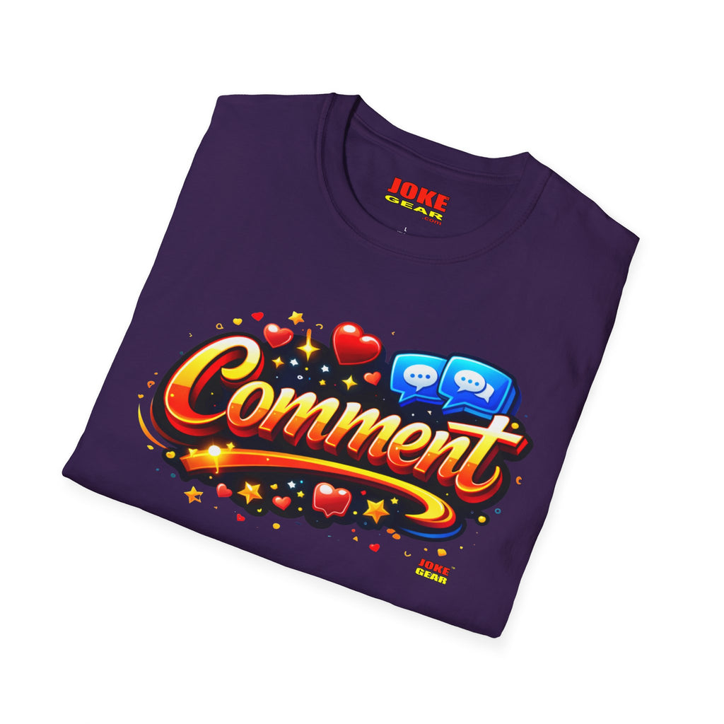 Comment Graphic T-Shirt — Retro Social Media Pop Art Tee