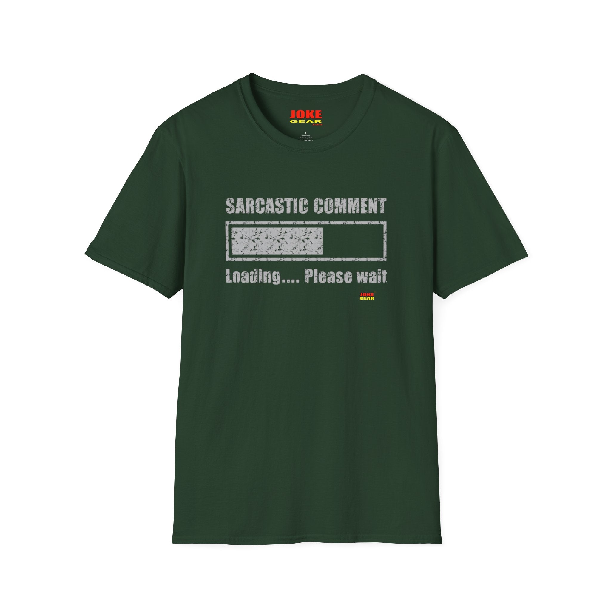 Sarcastic Comment Loading T-Shirt — Funny Graphic Tee for Humor Lovers
