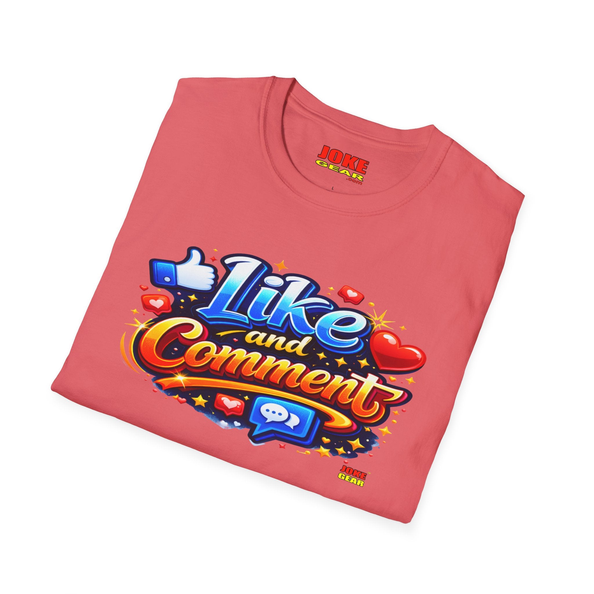LIKE and COMMENT T-Shirt — Social Media Graphic Tee