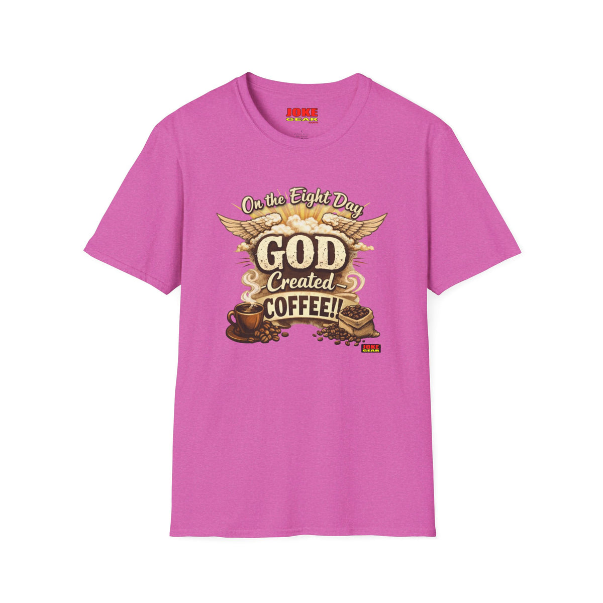 God Created Coffee T-Shirt — Vintage Coffee Lover Tee