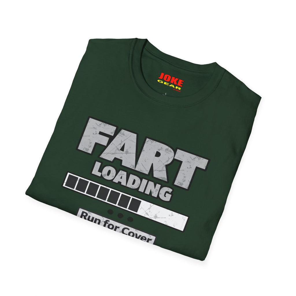 Funny 'FART LOADING – Run for Cover' T-Shirt