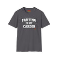 Funny Graphic T-Shirt — “FARTING IS MY CARDIO” Retro Bold Text Tee