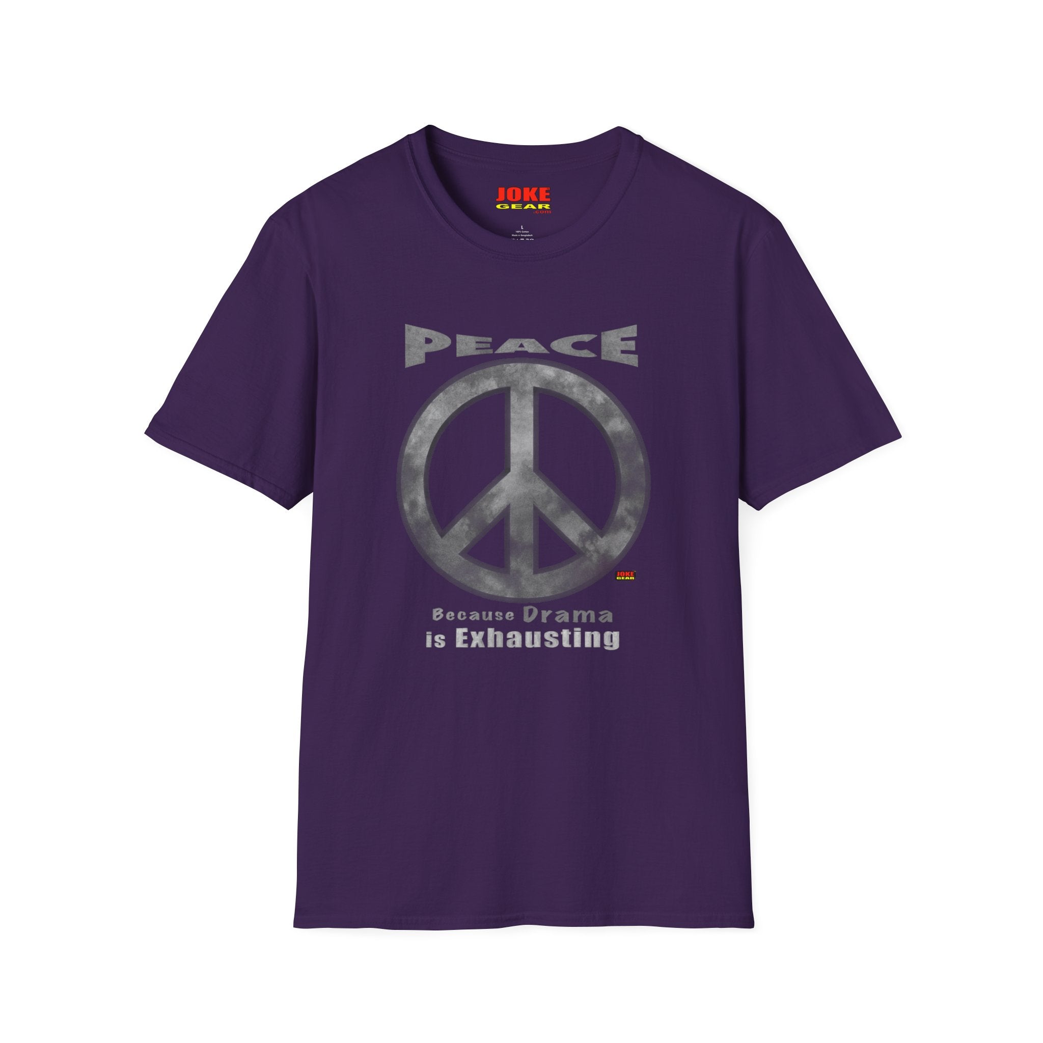 PEACE T-Shirt — Classic Crewneck Cotton Tee