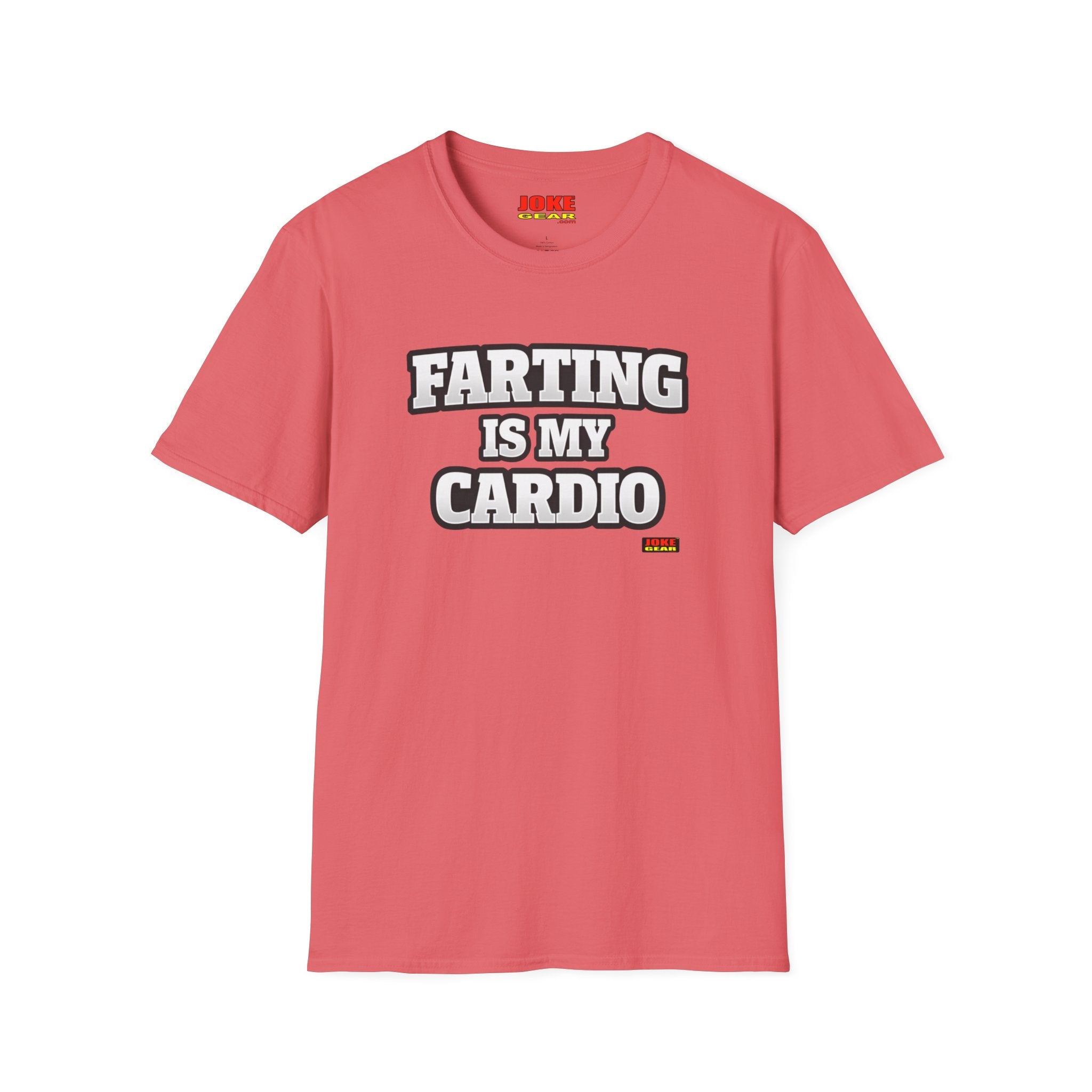 Funny Graphic T-Shirt — “FARTING IS MY CARDIO” Retro Bold Text Tee
