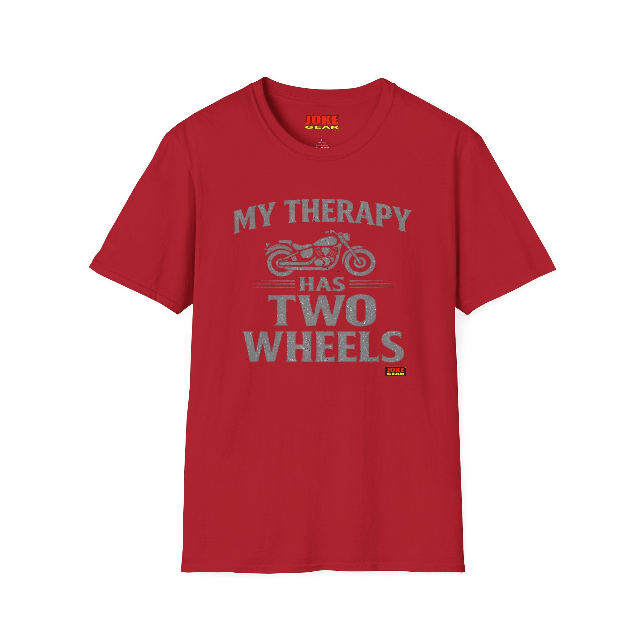 My Therapy Has Two Wheels Motorcycle T-Shirt – Biker Vintage Ride Tee