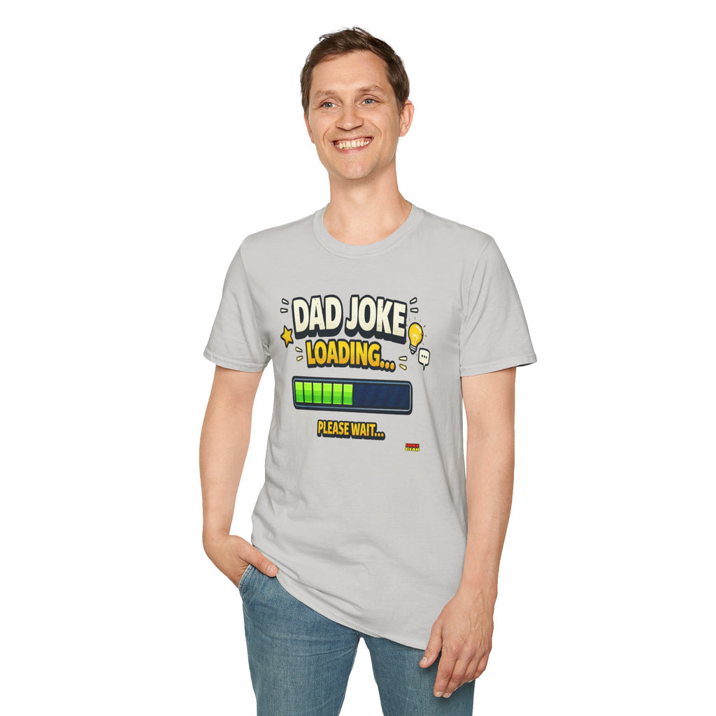 Dad Joke Loading T-Shirt — Funny Father’s Day Gift, "Please Wait" Progress Bar Tee