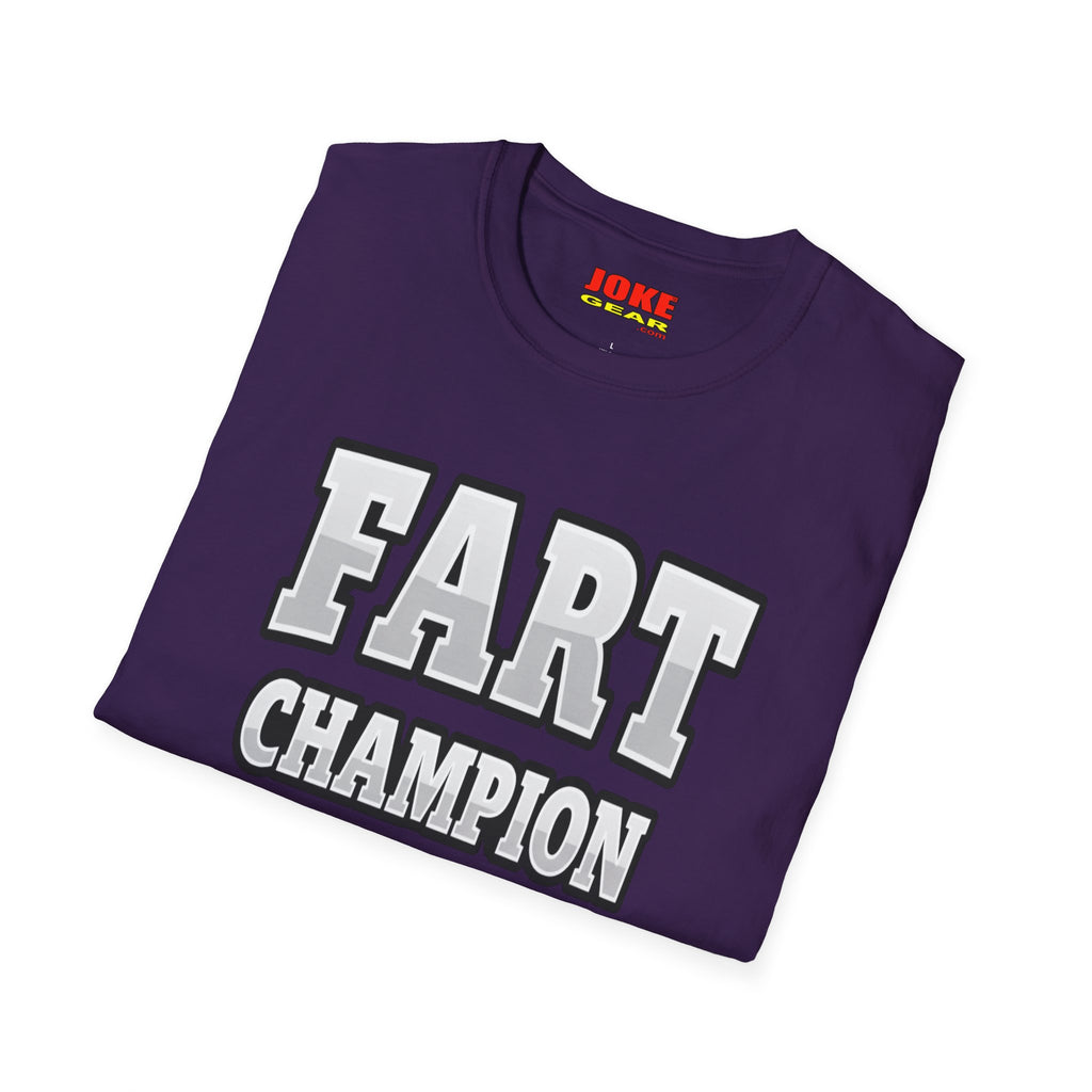 FART CHAMPION T-Shirt — Funny Novelty Graphic Tee