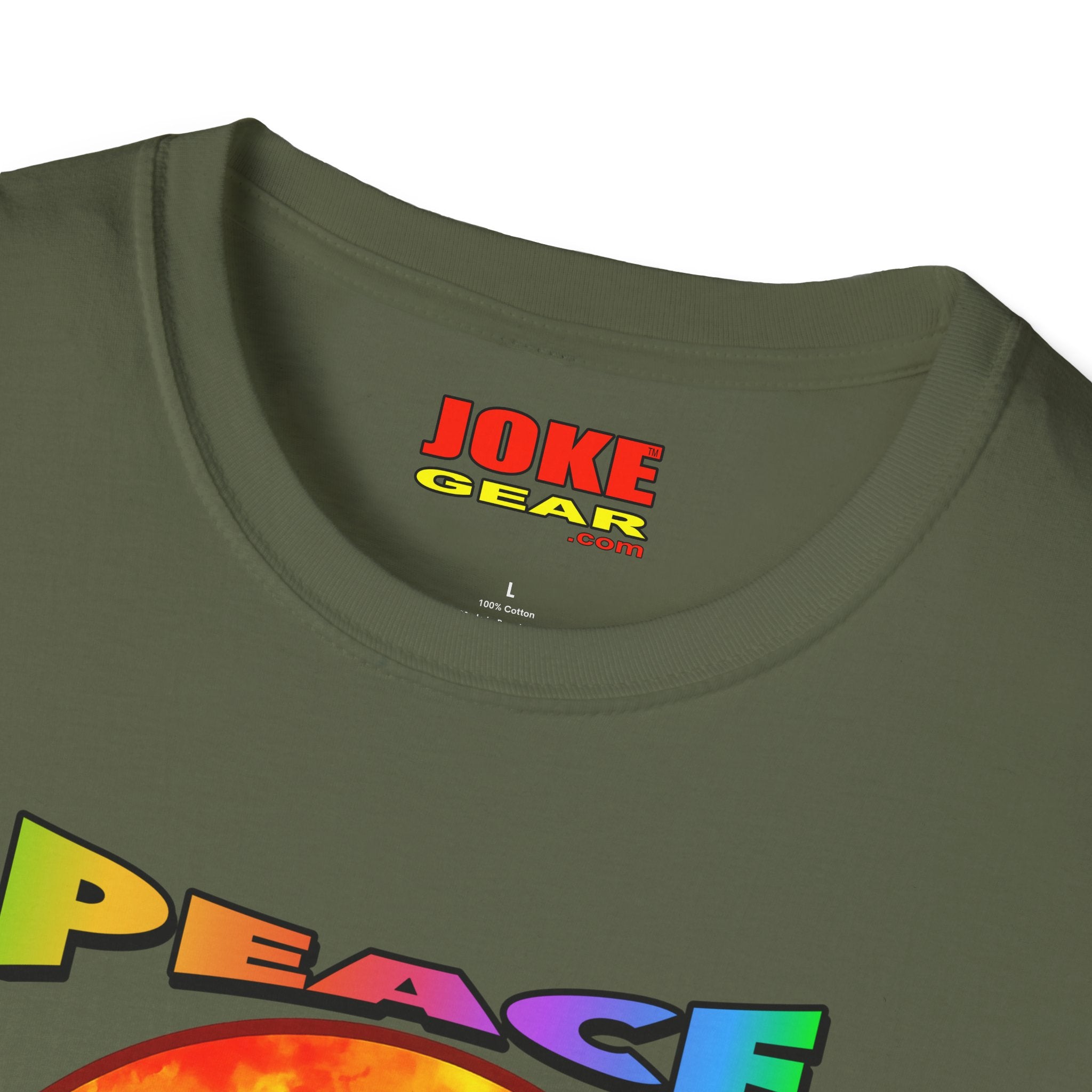 Peace T-Shirt — "Peace" Hippie Graphic Tee