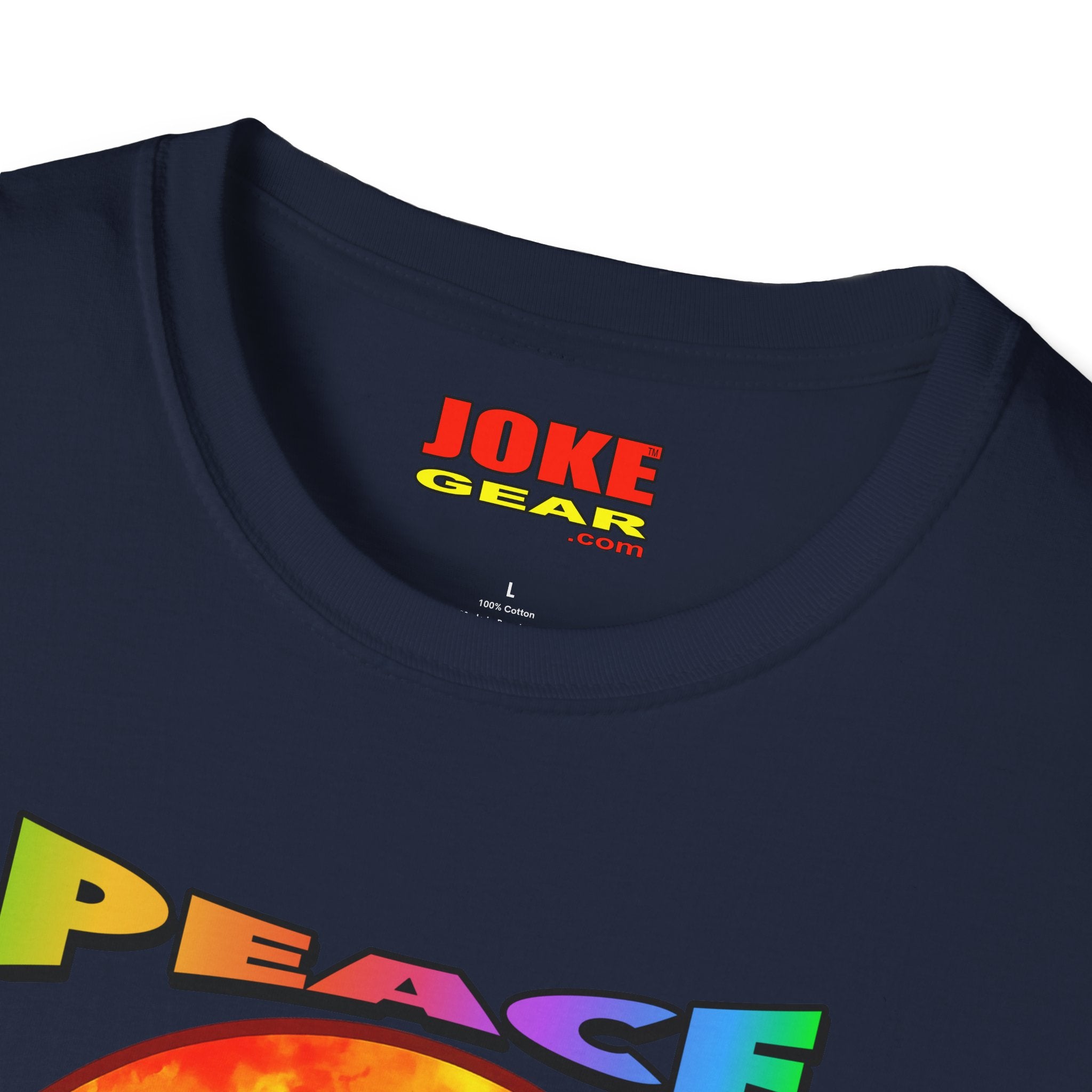 Peace T-Shirt — "Peace" Hippie Graphic Tee