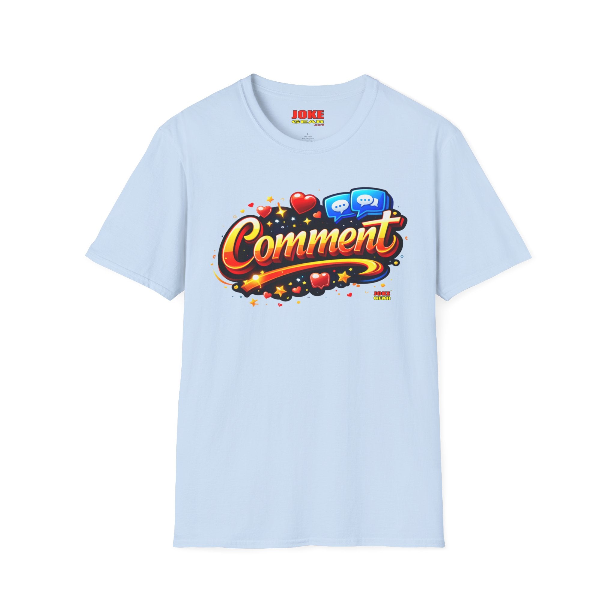Comment Graphic T-Shirt — Retro Social Media Pop Art Tee
