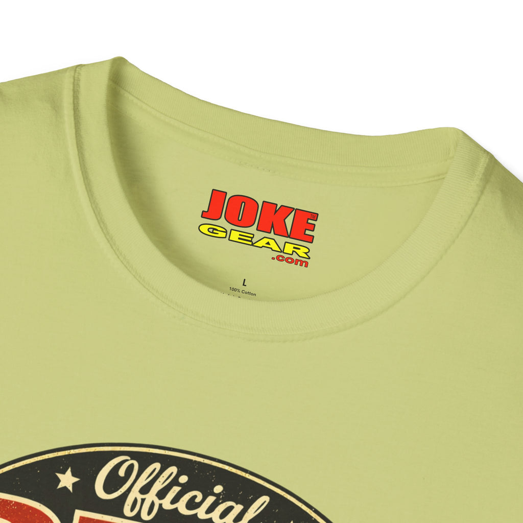 Official BUM T-Shirt — "Fueled by Coffee and Poor Decisions" Vintage Logo Tee