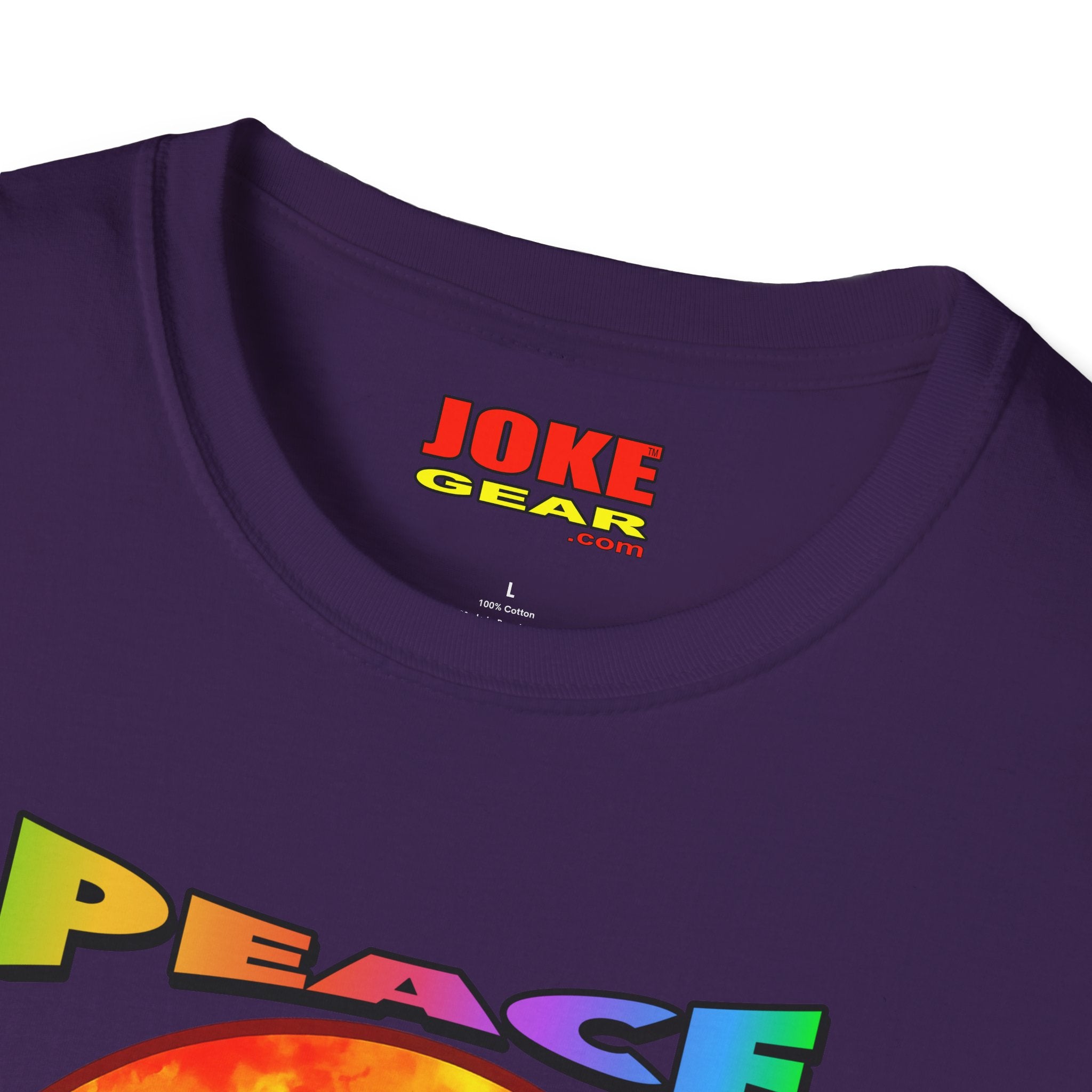 Peace T-Shirt — "Peace" Hippie Graphic Tee