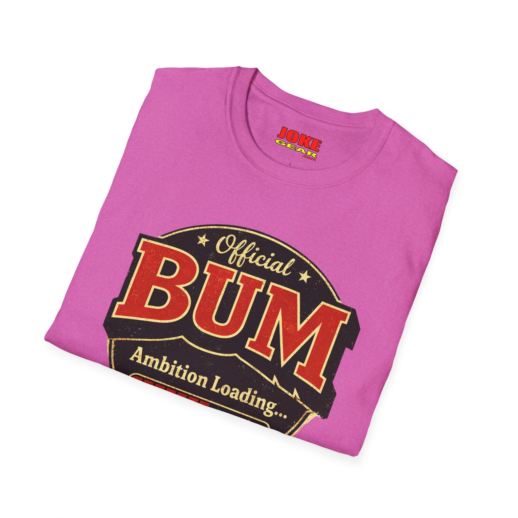 Official BUM T-Shirt — "Ambition Loading" Retro Graphic Tee