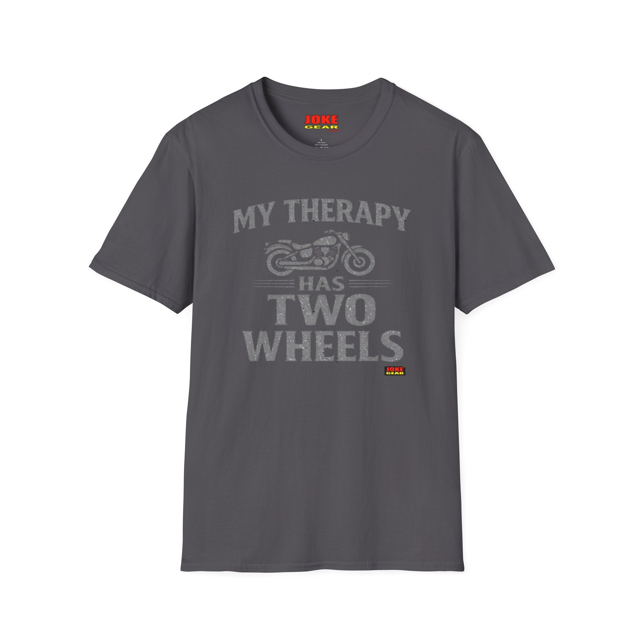 My Therapy Has Two Wheels Motorcycle T-Shirt – Biker Vintage Ride Tee