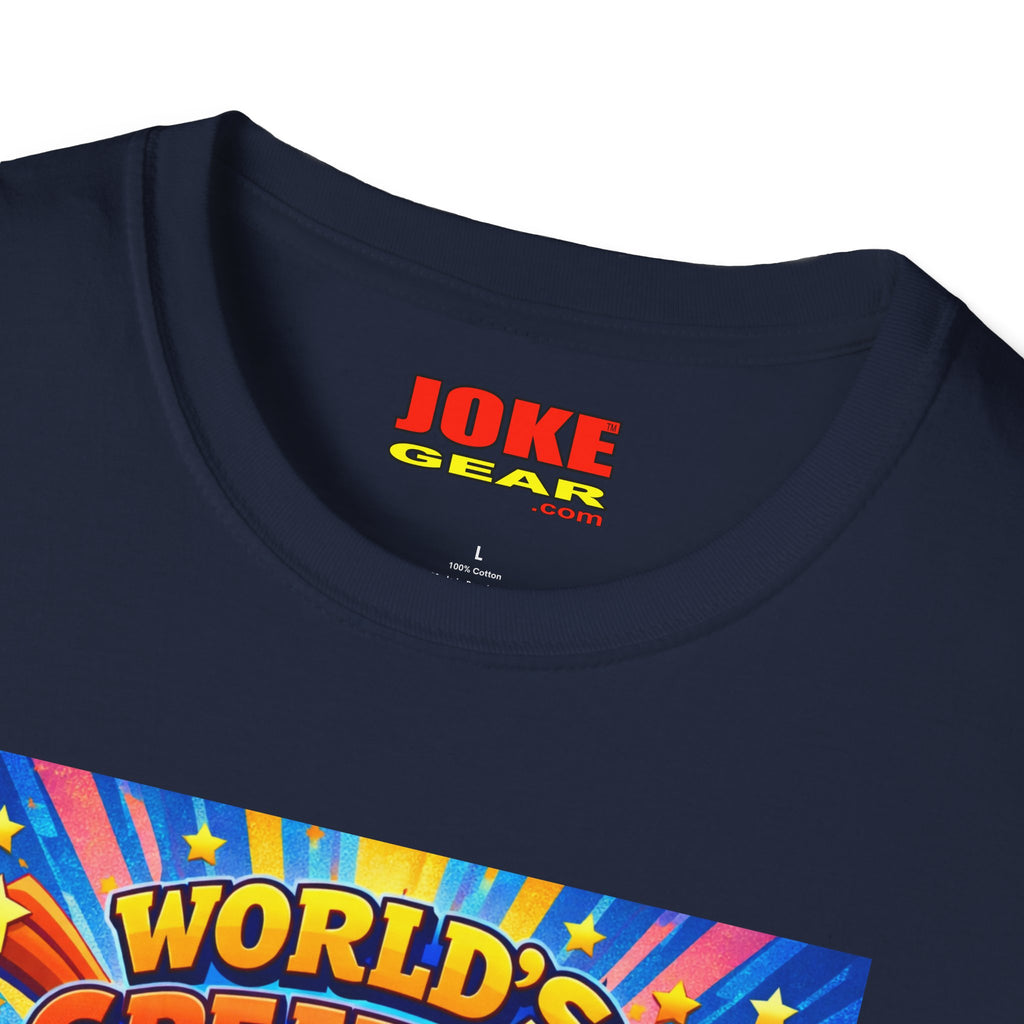 World's Greatest Dad T-Shirt — "Non-Negotiable" Retro Comic Design