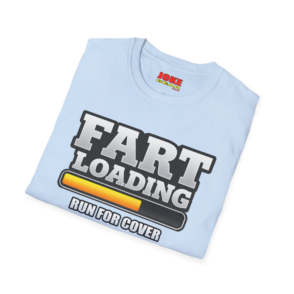 Funny "FART LOADING... Run for Cover" T-Shirt