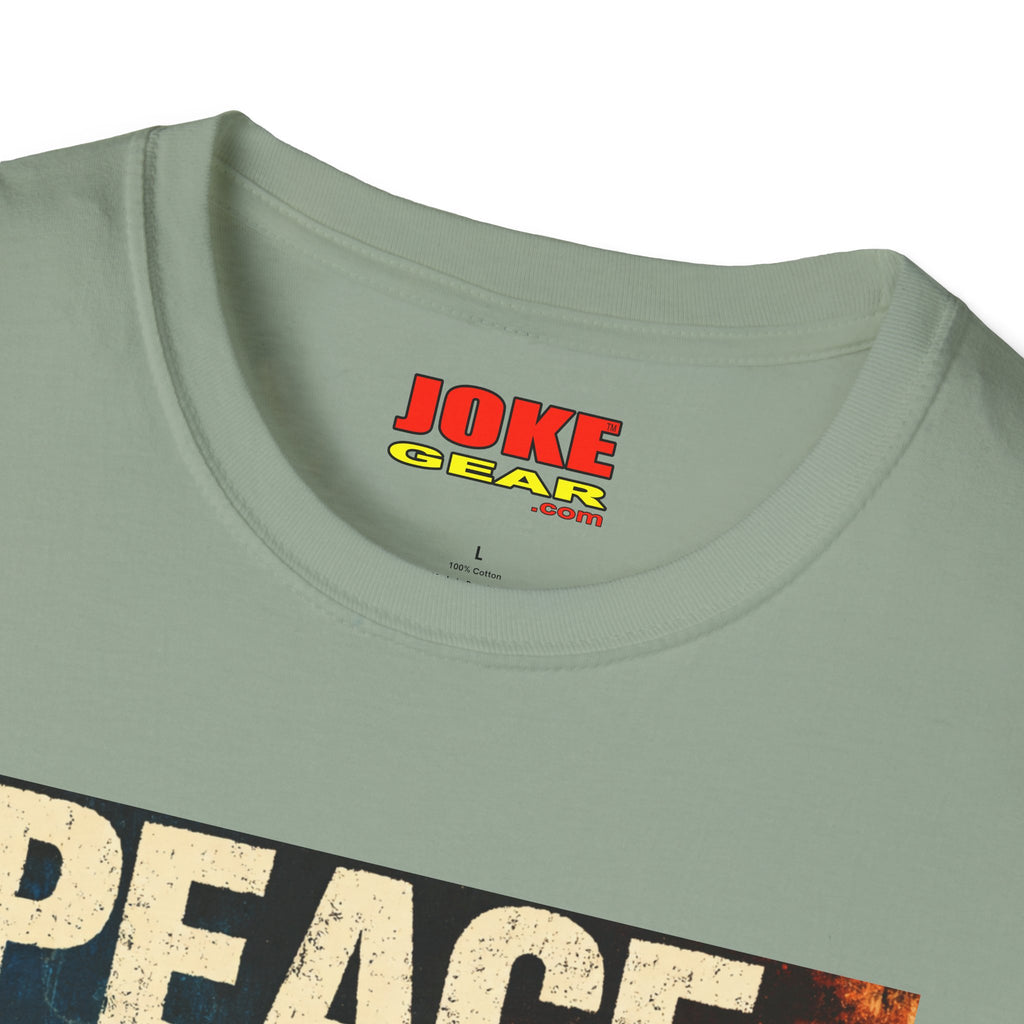 Peace Not War T-Shirt — Vintage Peace Sign Floral Graphic Tee