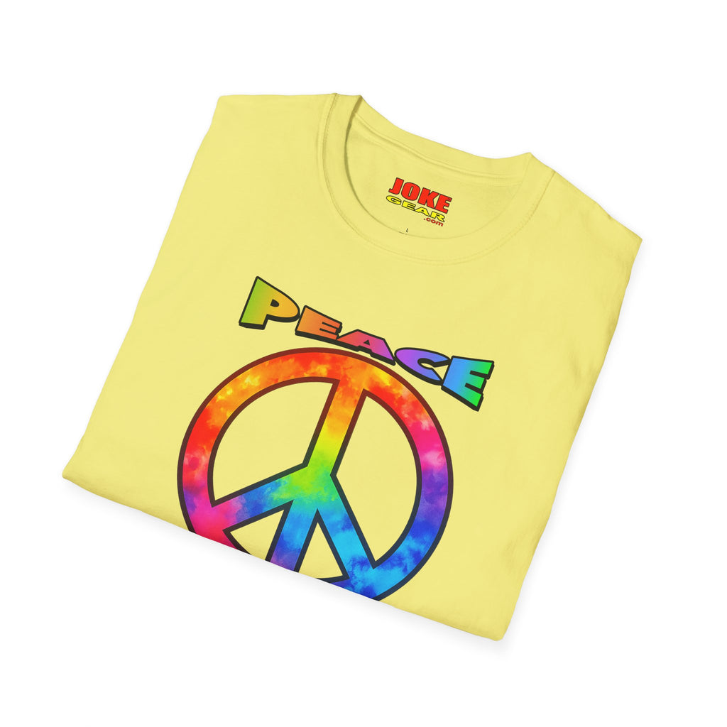 Peace T-Shirt — "Peace" Hippie Graphic Tee