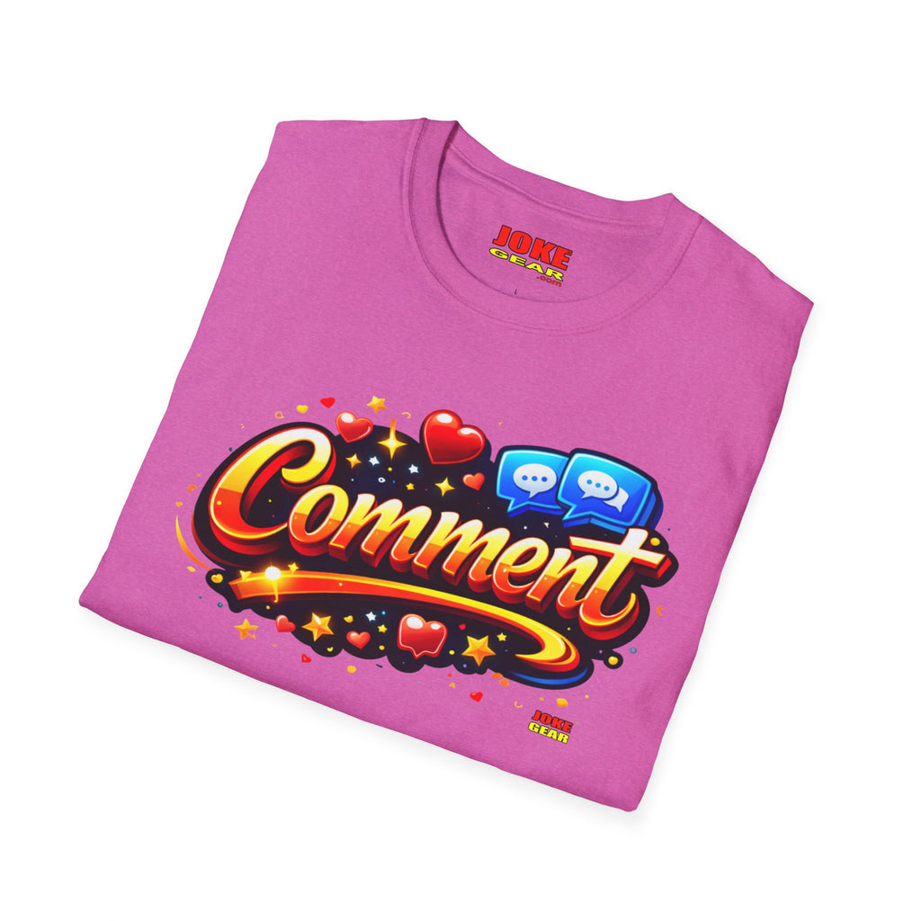 Comment Graphic T-Shirt — Retro Social Media Pop Art Tee