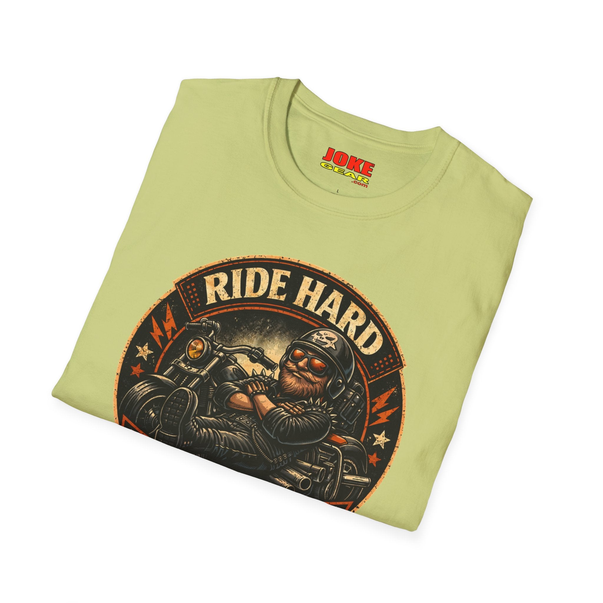 Ride Hard Nap Harder T-Shirt — Vintage Motorcycle Biker Tee