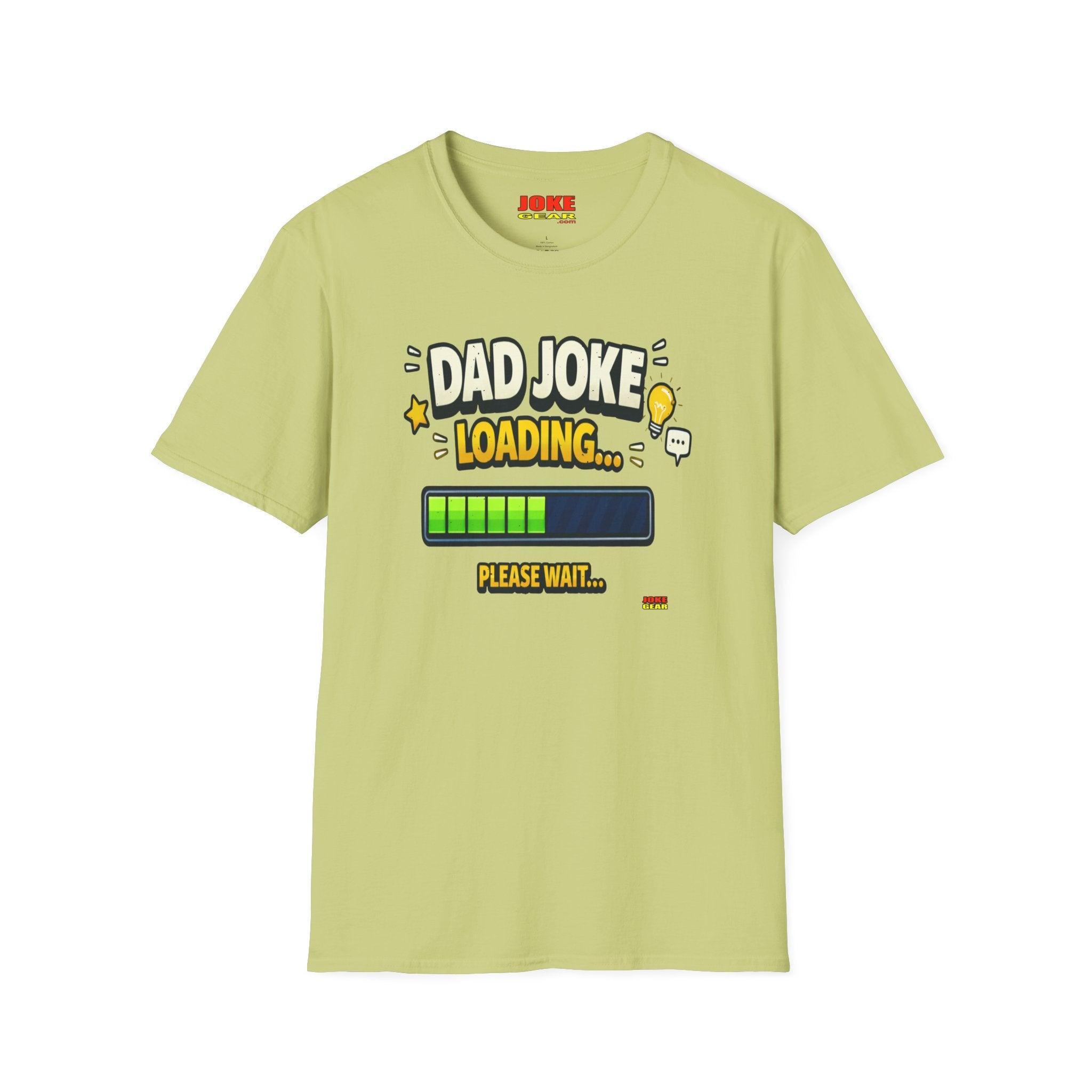Dad Joke Loading T-Shirt — Funny Father’s Day Gift, "Please Wait" Progress Bar Tee