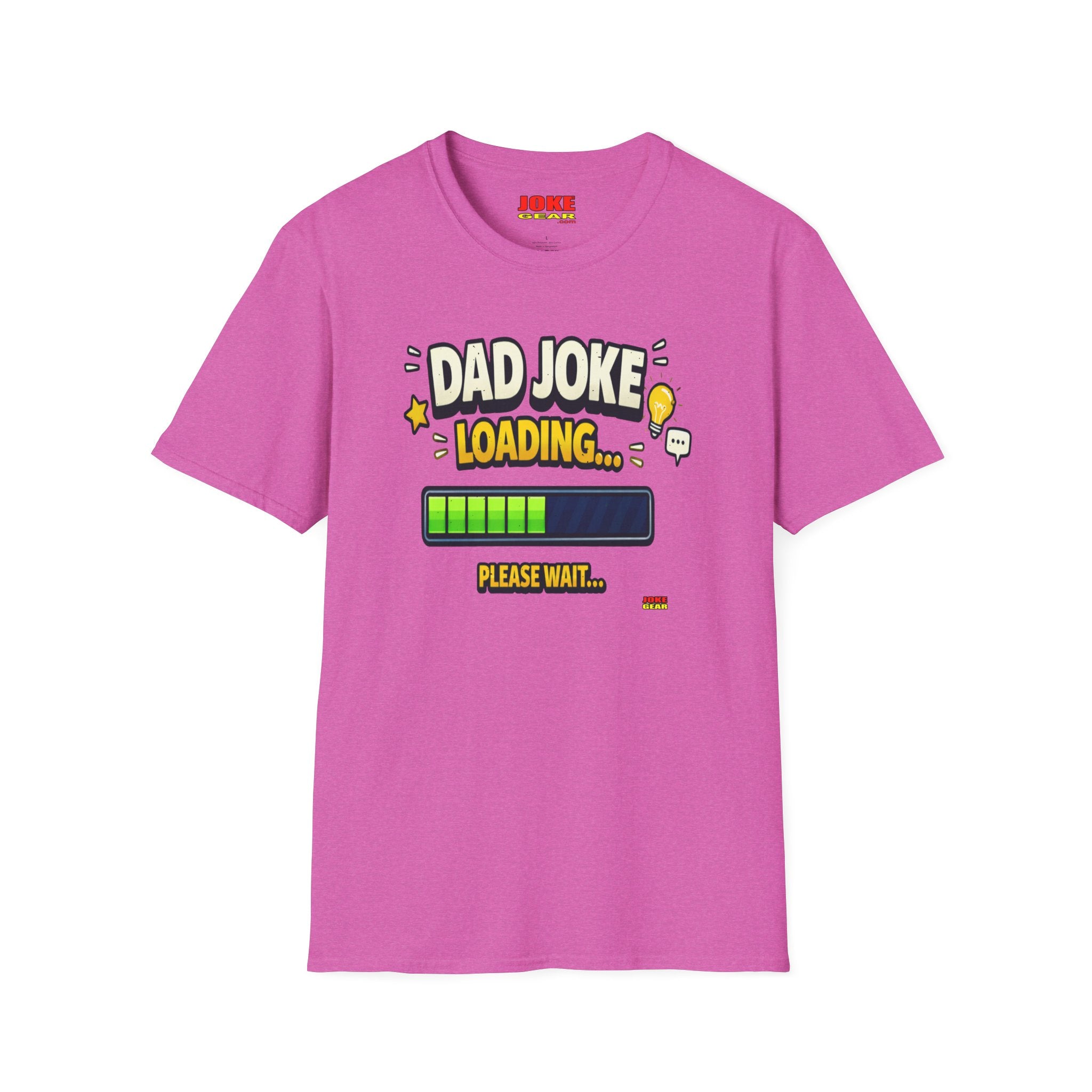 Dad Joke Loading T-Shirt — Funny Father’s Day Gift, "Please Wait" Progress Bar Tee
