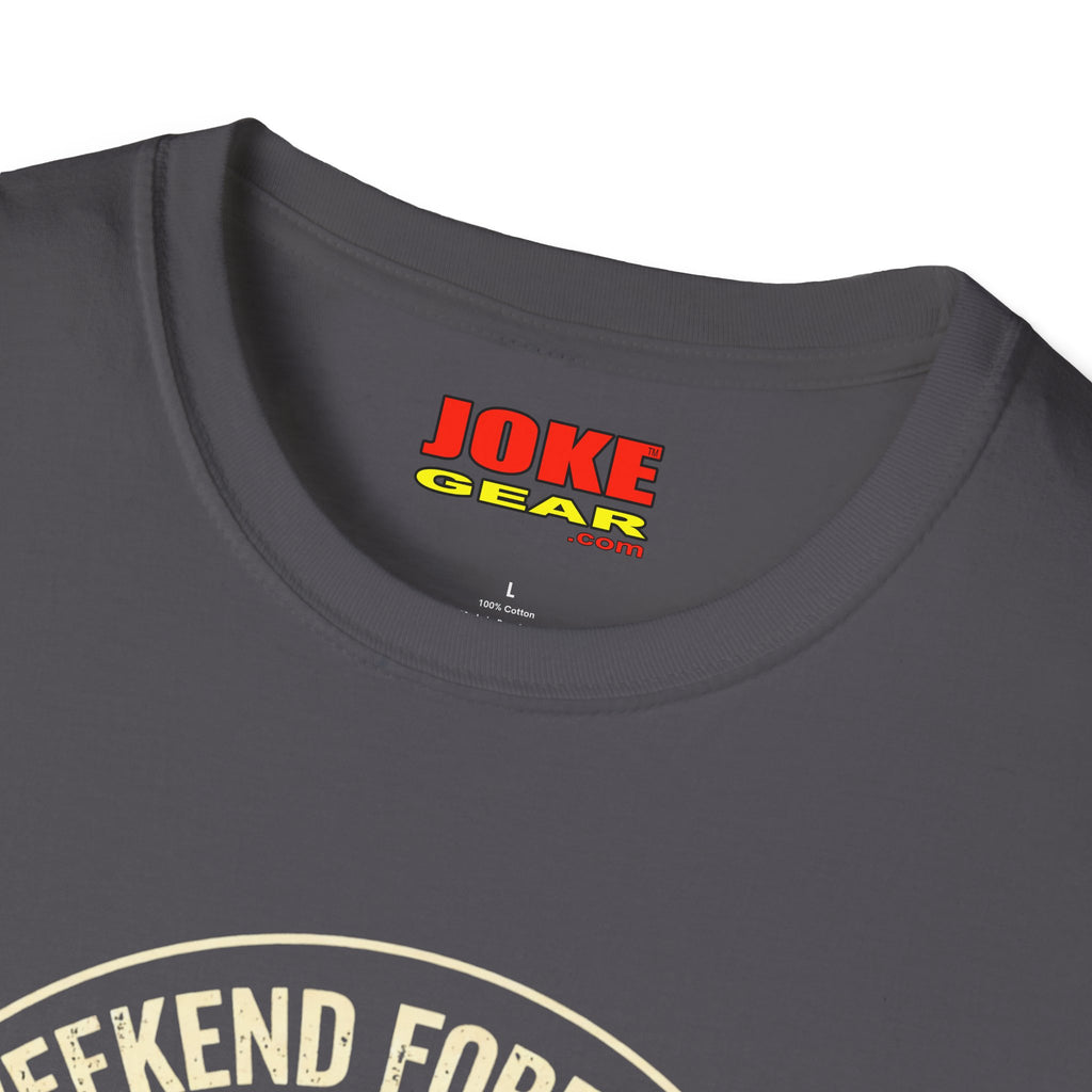 100% Weekend Vibes T-Shirt — Retro Sun Graphic Tee