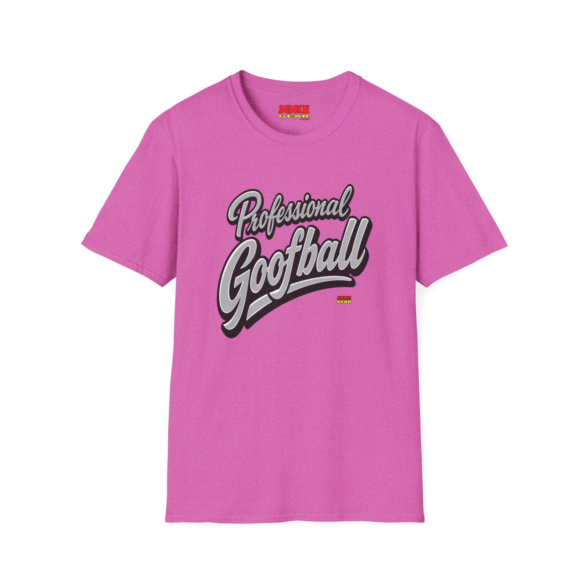Professional Goofball T-Shirt — Funny Retro Script Tee for Casual Wear