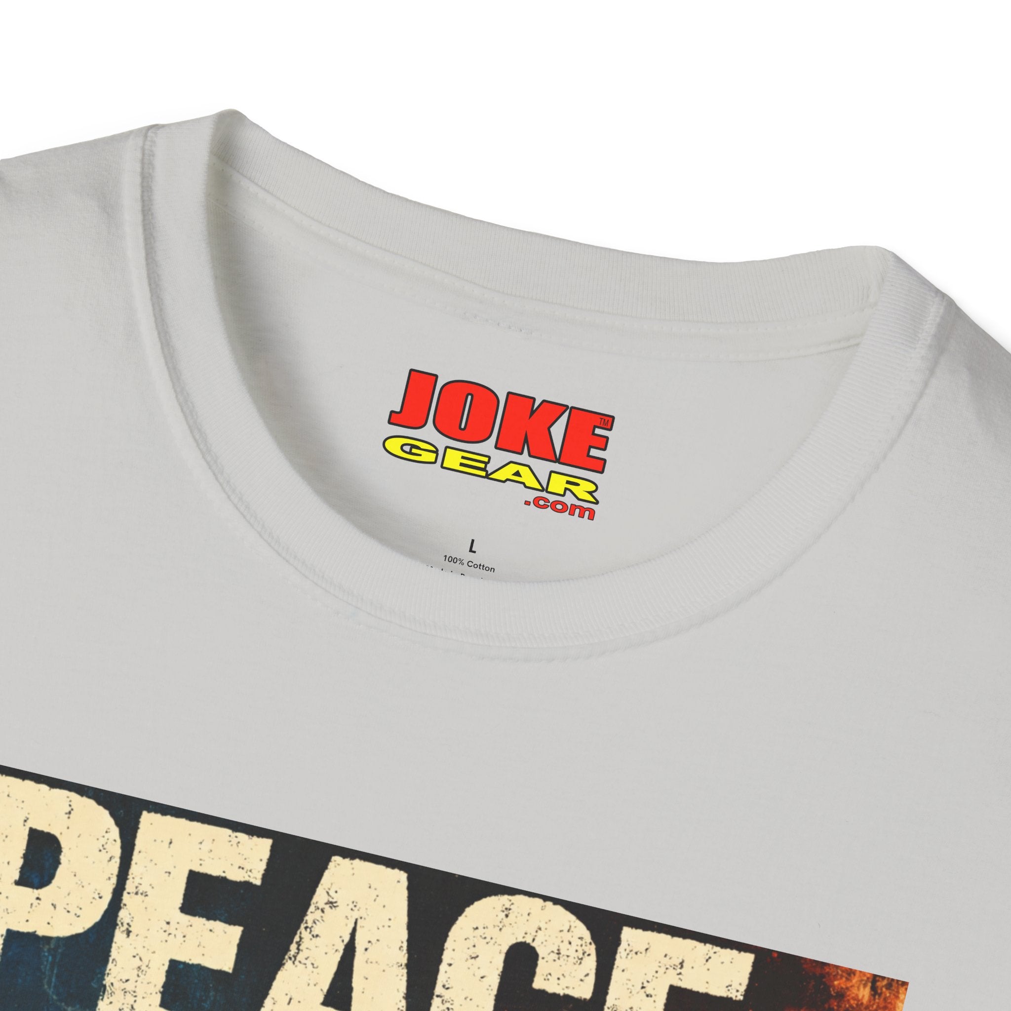 Peace Not War T-Shirt — Vintage Peace Sign Floral Graphic Tee