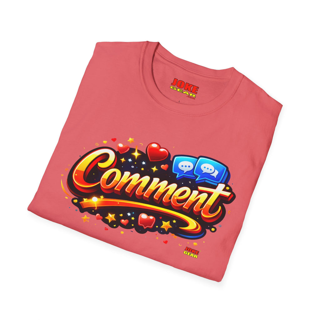 Comment Graphic T-Shirt — Retro Social Media Pop Art Tee