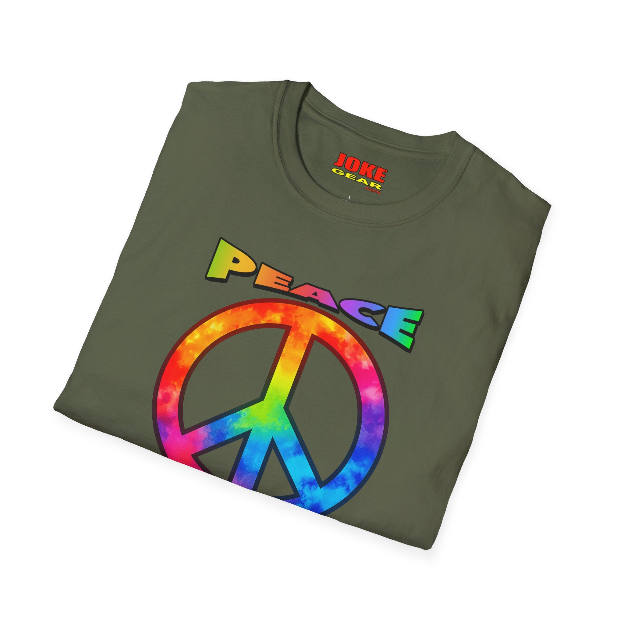 Peace T-Shirt — "Peace" Hippie Graphic Tee