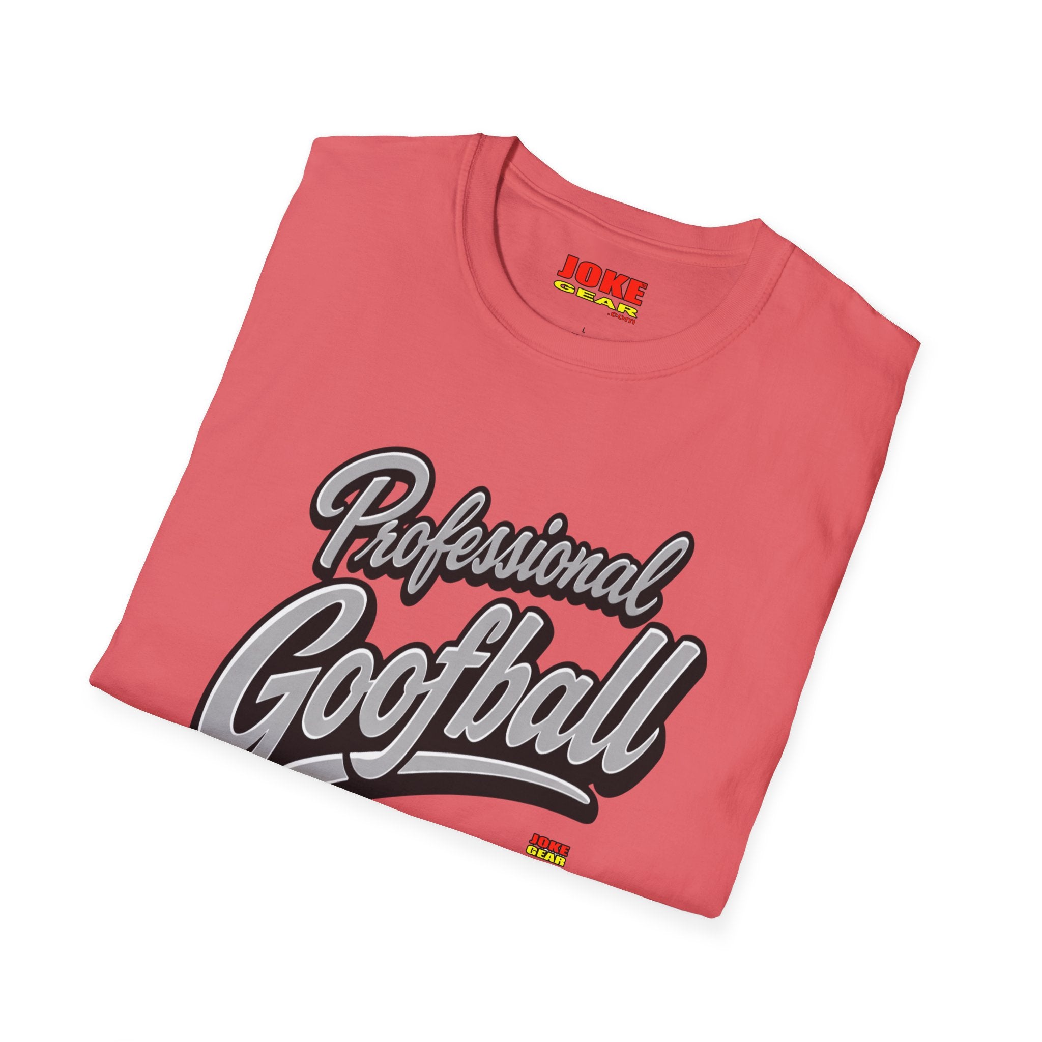 Professional Goofball T-Shirt — Funny Retro Script Tee for Casual Wear