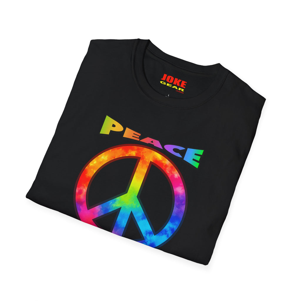 Peace T-Shirt — "Peace" Hippie Graphic Tee