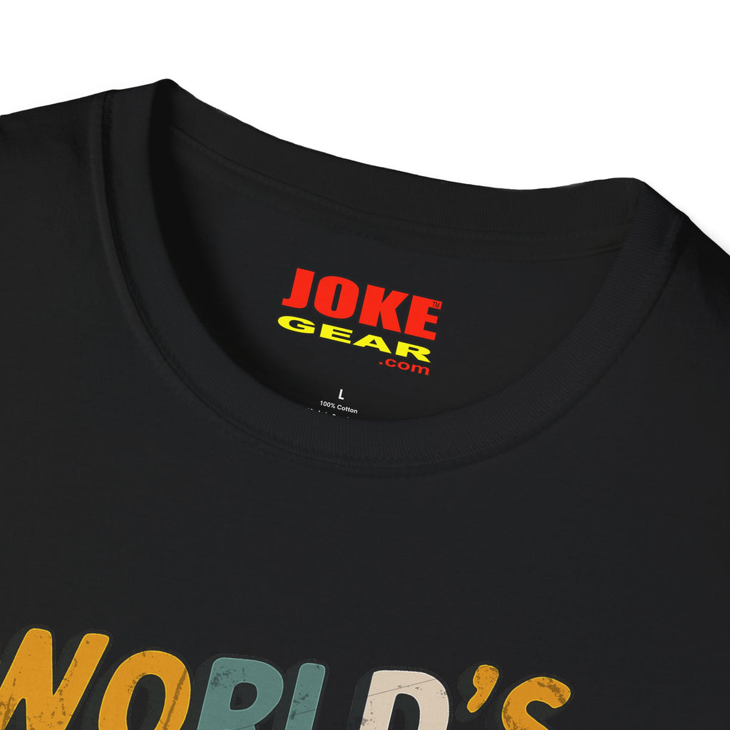 World's Greatest Dad T-Shirt — Running on Dad Jokes Vintage Graphic Tee