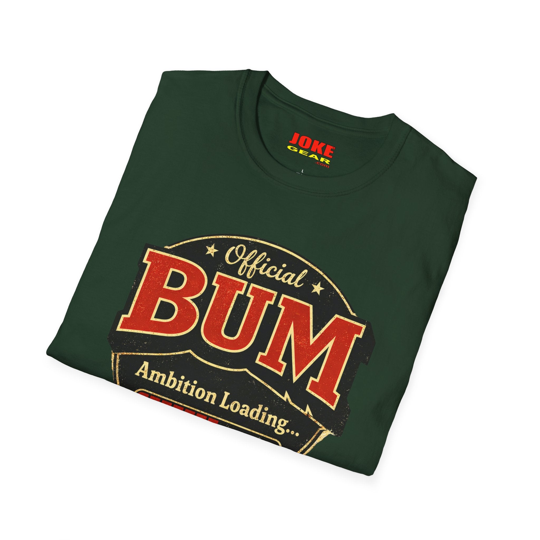 Official BUM T-Shirt — "Ambition Loading" Retro Graphic Tee