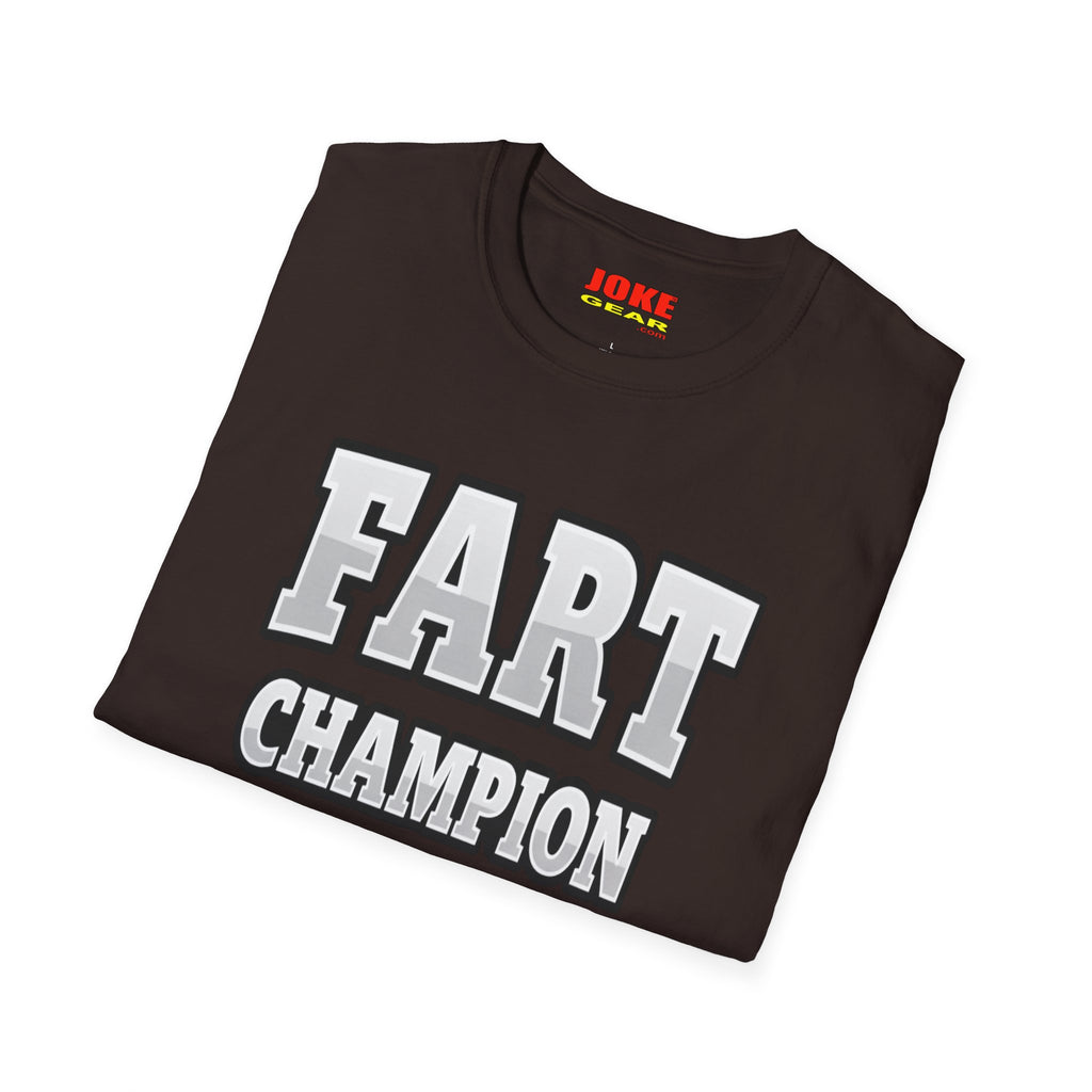 FART CHAMPION T-Shirt — Funny Novelty Graphic Tee