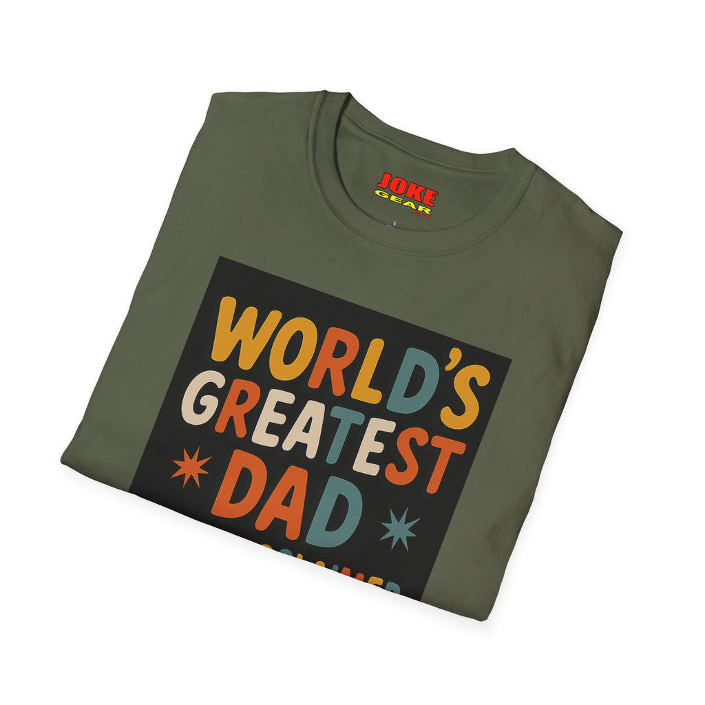 Dad T-Shirt — "World's Greatest Dad: Self-Proclaimed" Retro Father's Day Tee