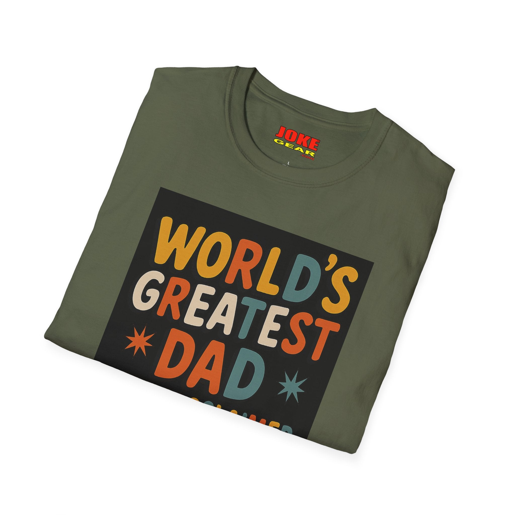 Dad T-Shirt — "World's Greatest Dad: Self-Proclaimed" Retro Father's Day Tee
