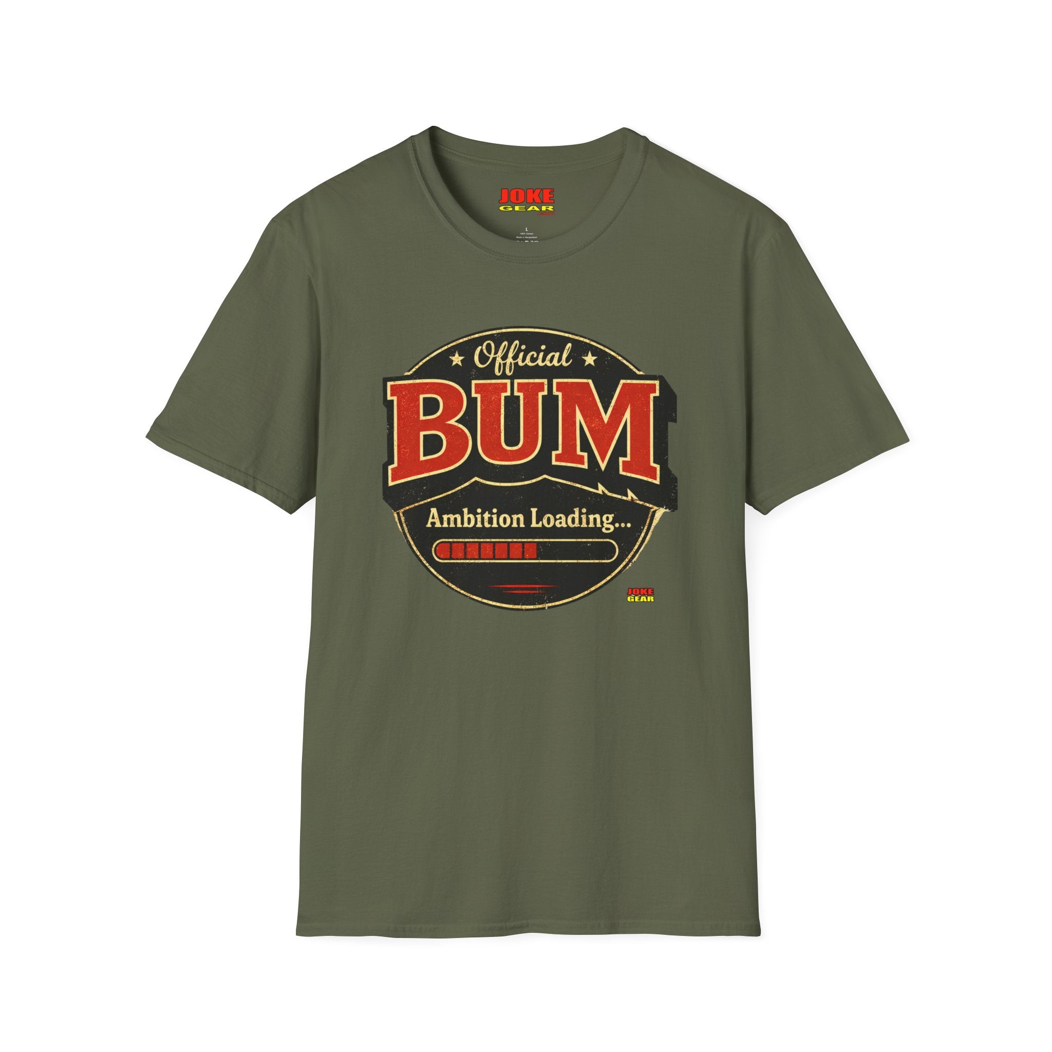 Official BUM T-Shirt — "Ambition Loading" Retro Graphic Tee