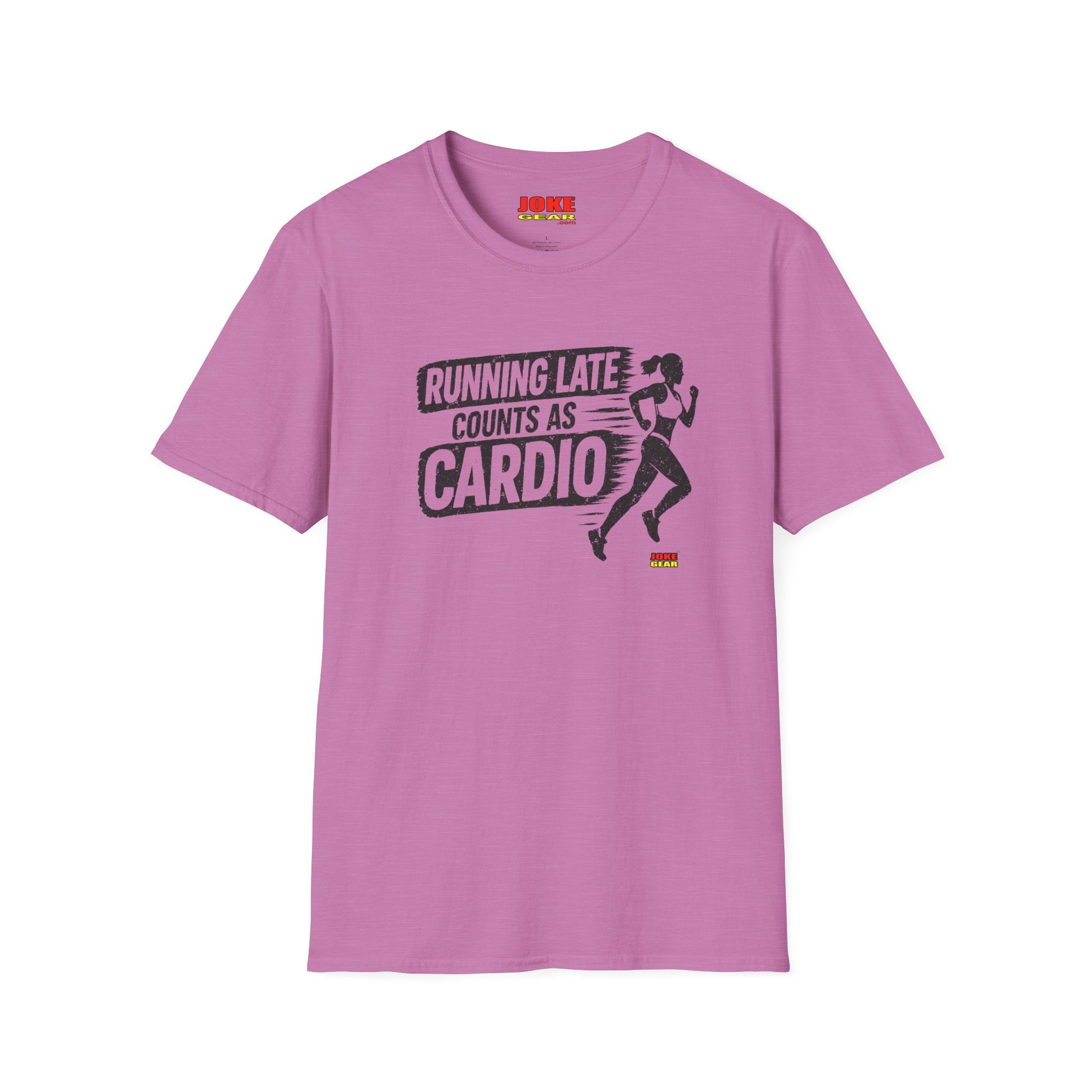 Running Late Counts As Cardio T-Shirt — Funny Runner Workout Shirt