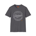 Retired Badge T-Shirt — "Officially Retired" Funny Retirement Tee