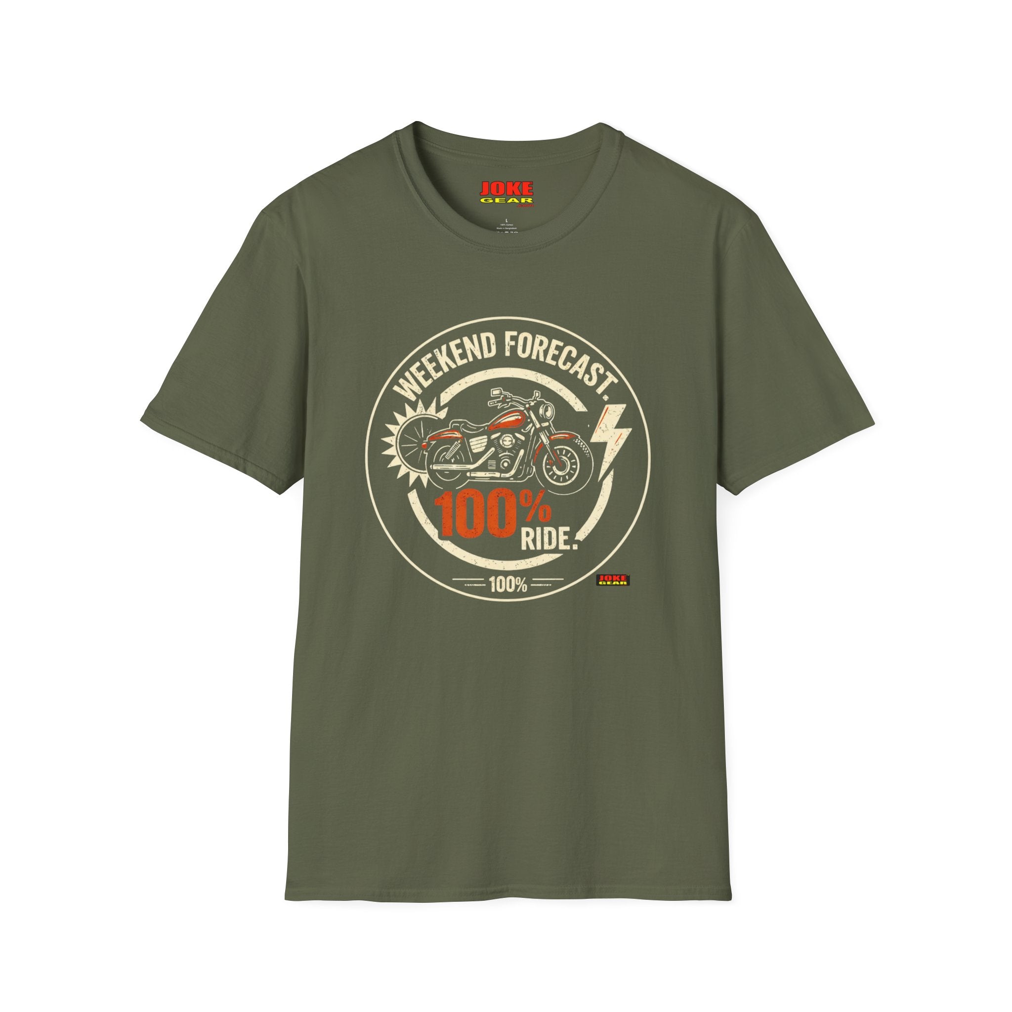 100% Weekend Vibes T-Shirt — Retro Sun Graphic Tee