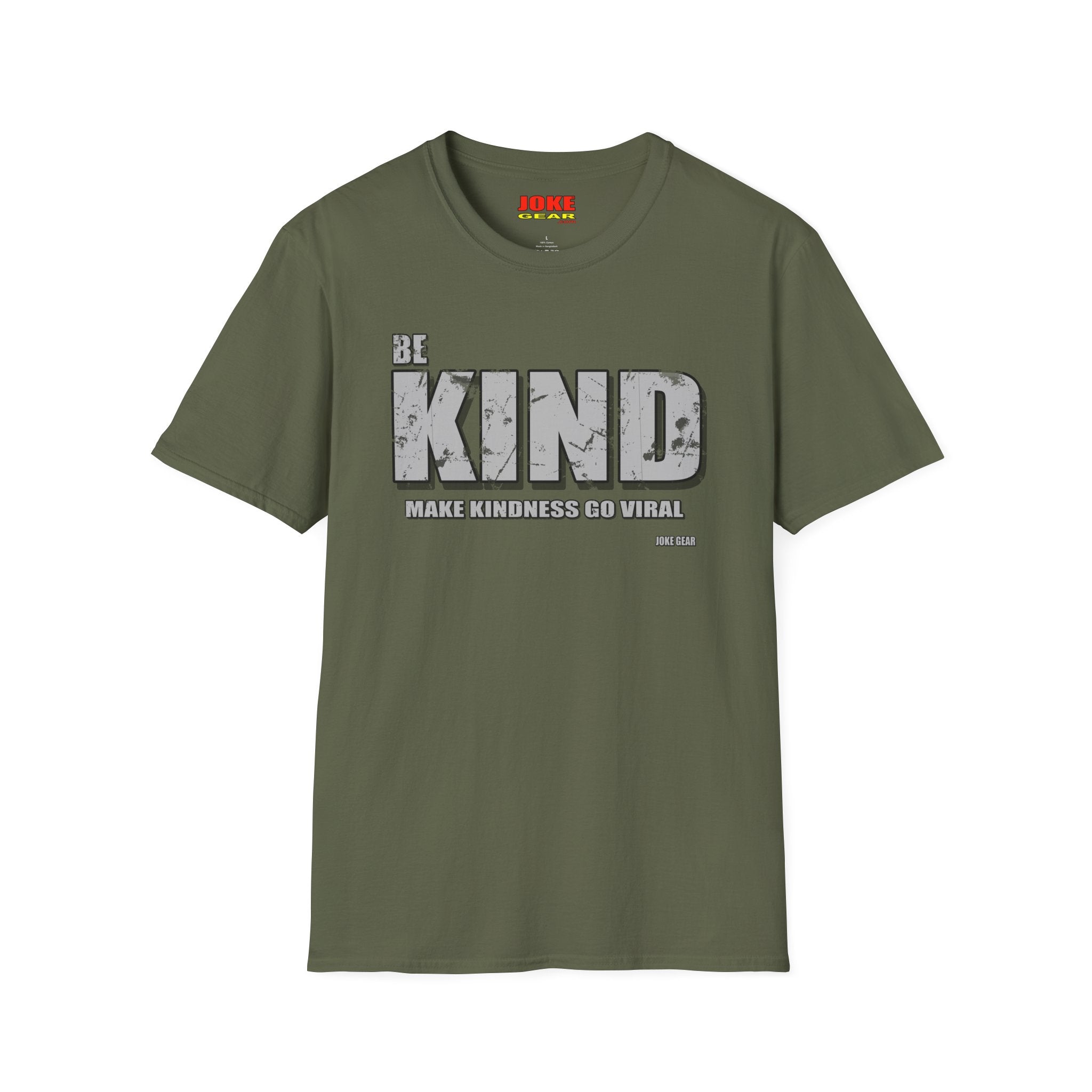 BE KIND T‑Shirt — Inspirational: (BE KIND: Make Kindness Go Viral) Graphic Tee for Everyday Wear
