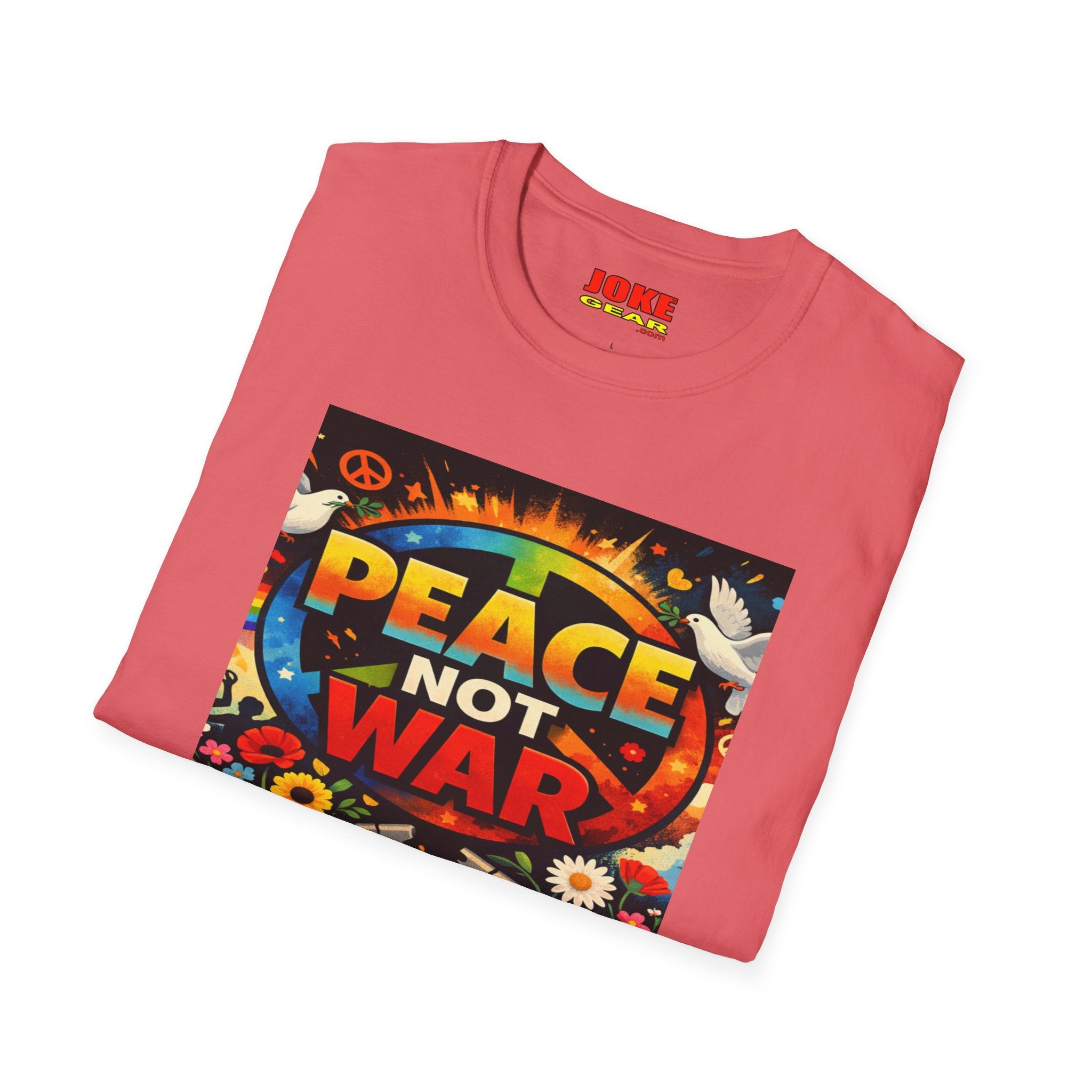 Peace NOT War T-Shirt — Retro Hippie Peace Sign Tee