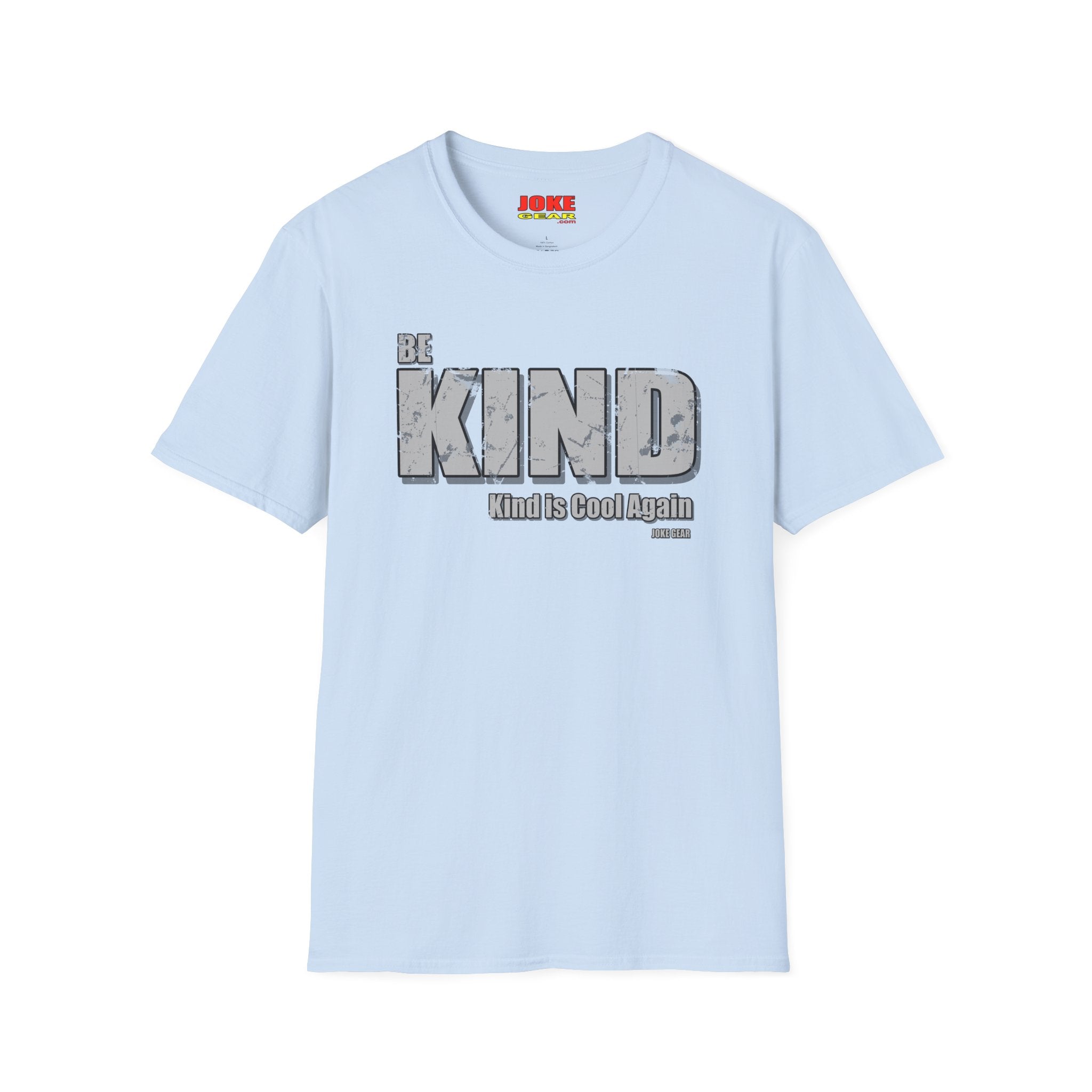 BE KIND T-Shirt — (BE KIND: Kind is Cool Again) Vintage Block Letter Tee