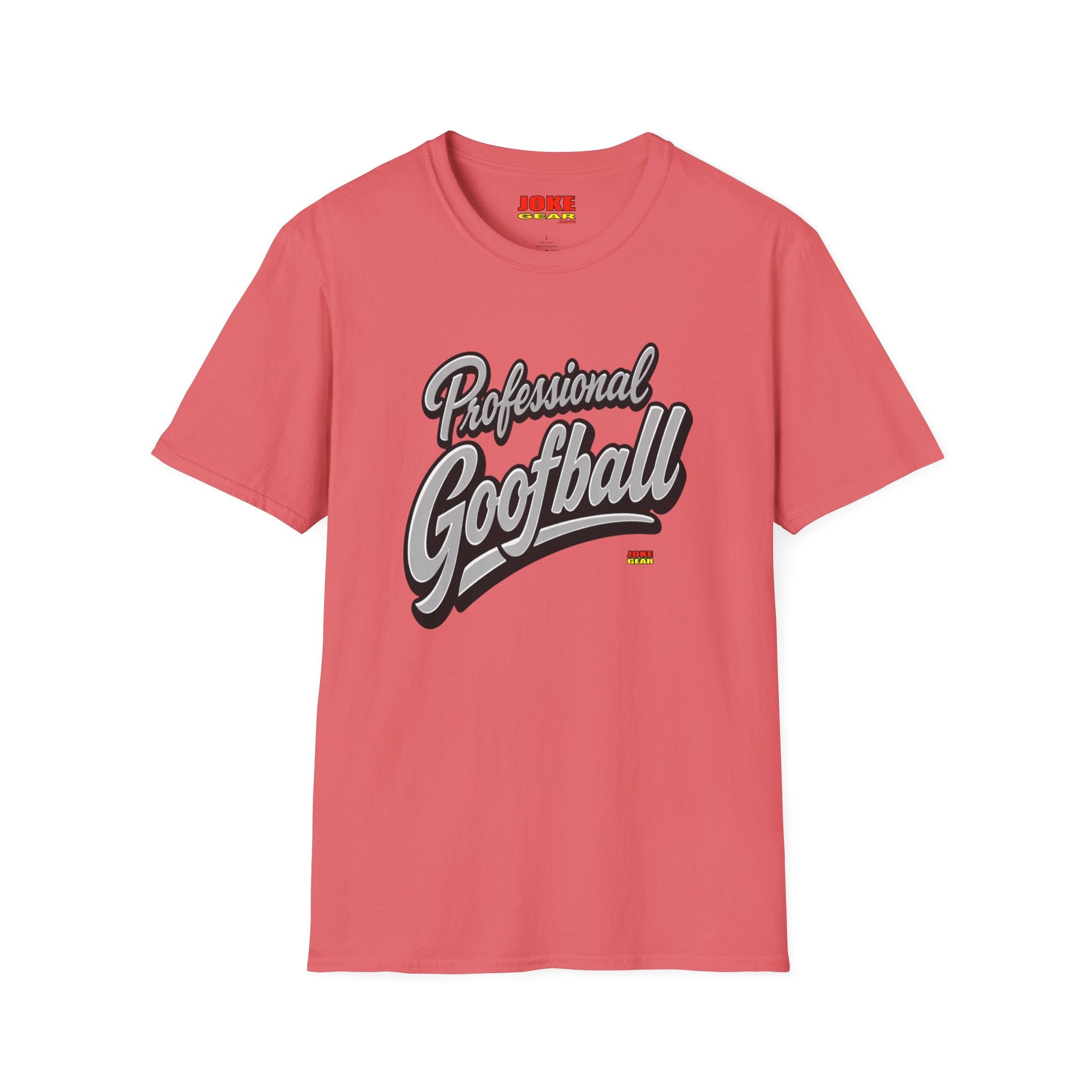 Professional Goofball T-Shirt — Funny Retro Script Tee for Casual Wear