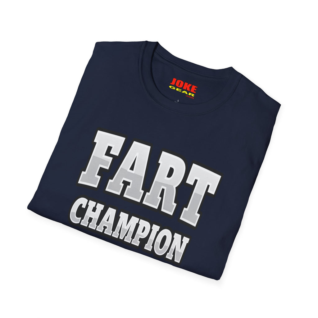 FART CHAMPION T-Shirt — Funny Novelty Graphic Tee